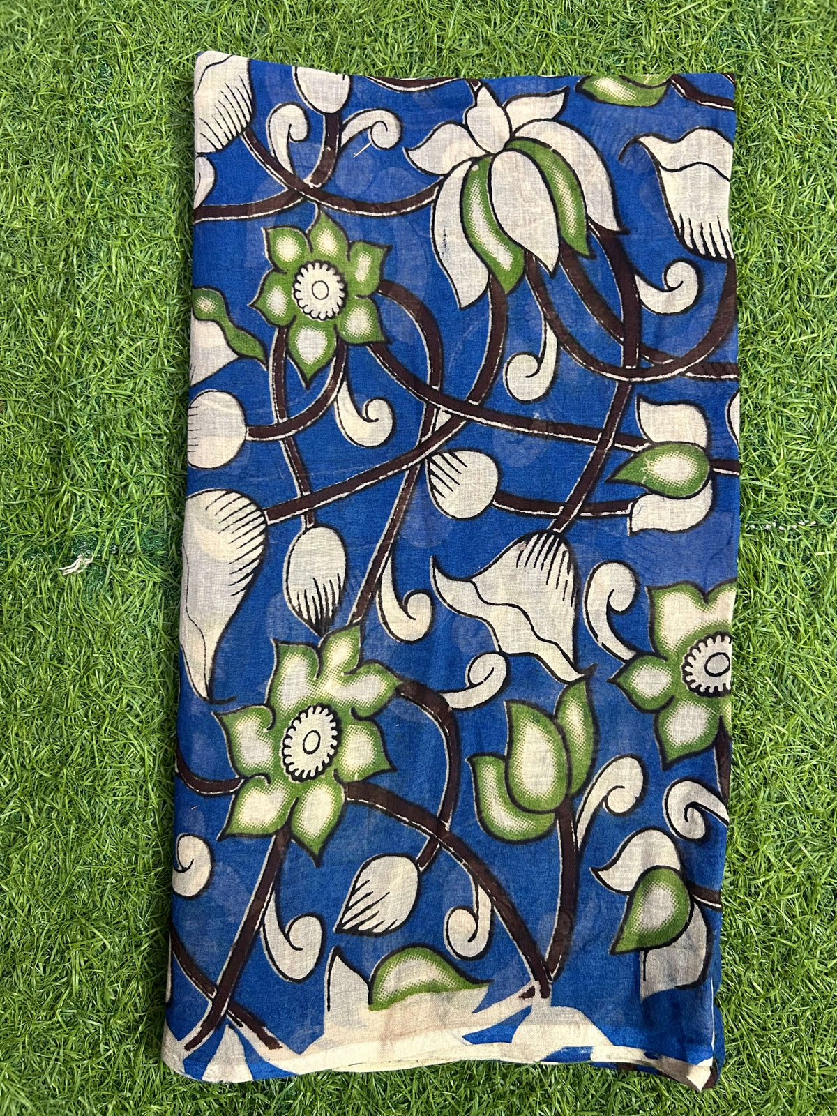 Kalamkari Cotton Screen Print Dupatta- KSPCD-M141