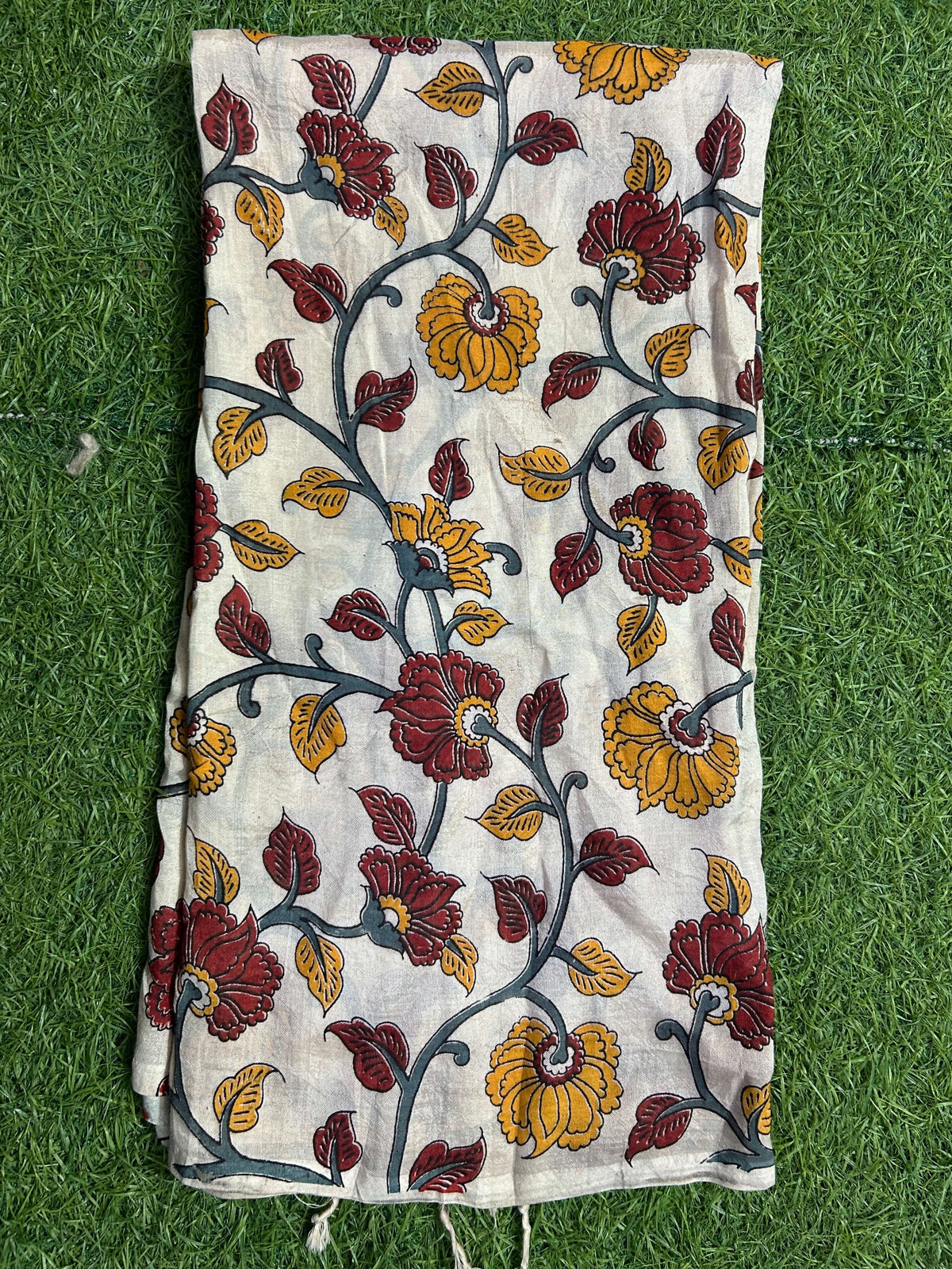 Silk Kalamkari Dupatta- SKD-N-M187