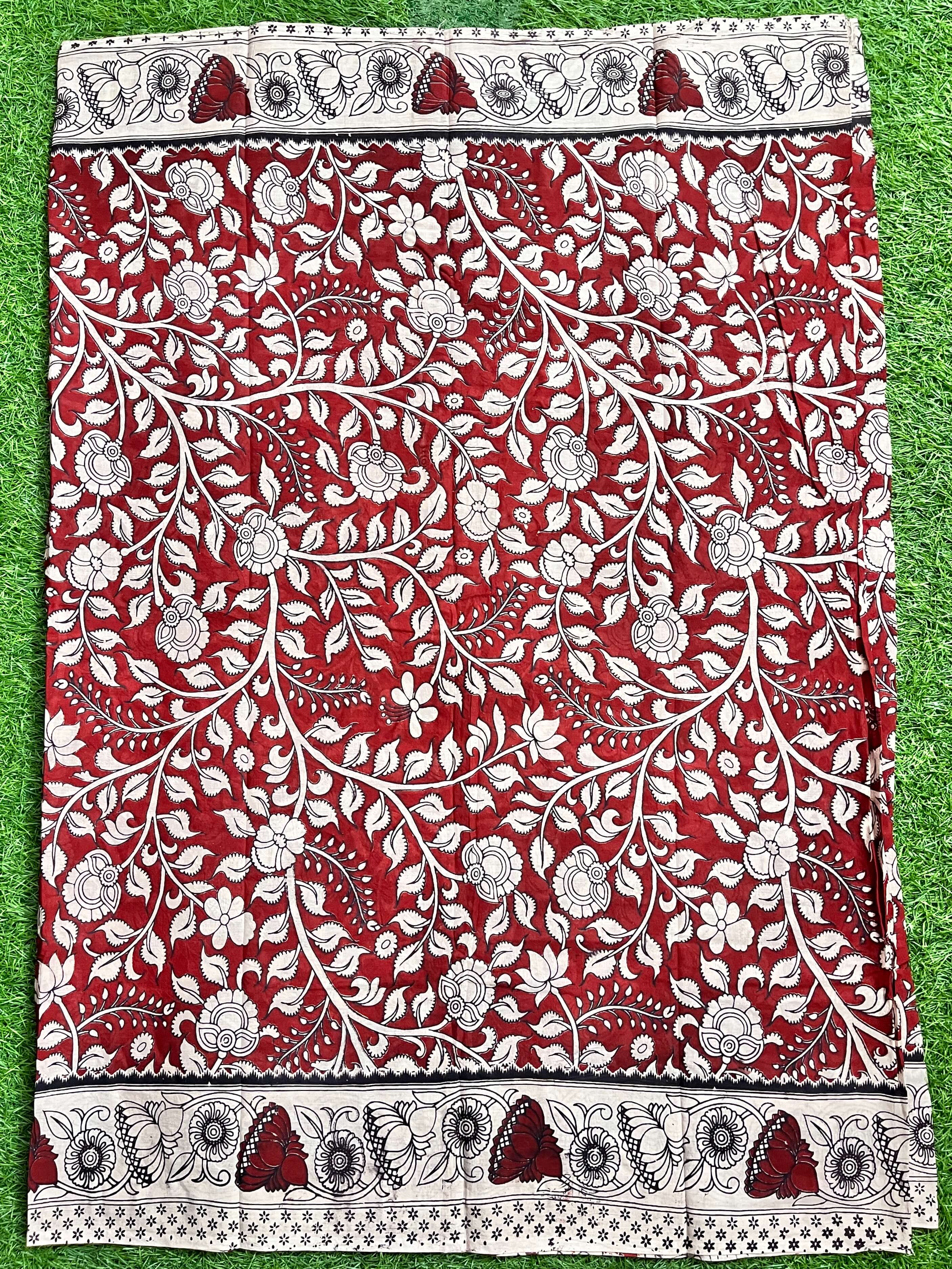 Kalamkari Cotton Saree – KCS-M315