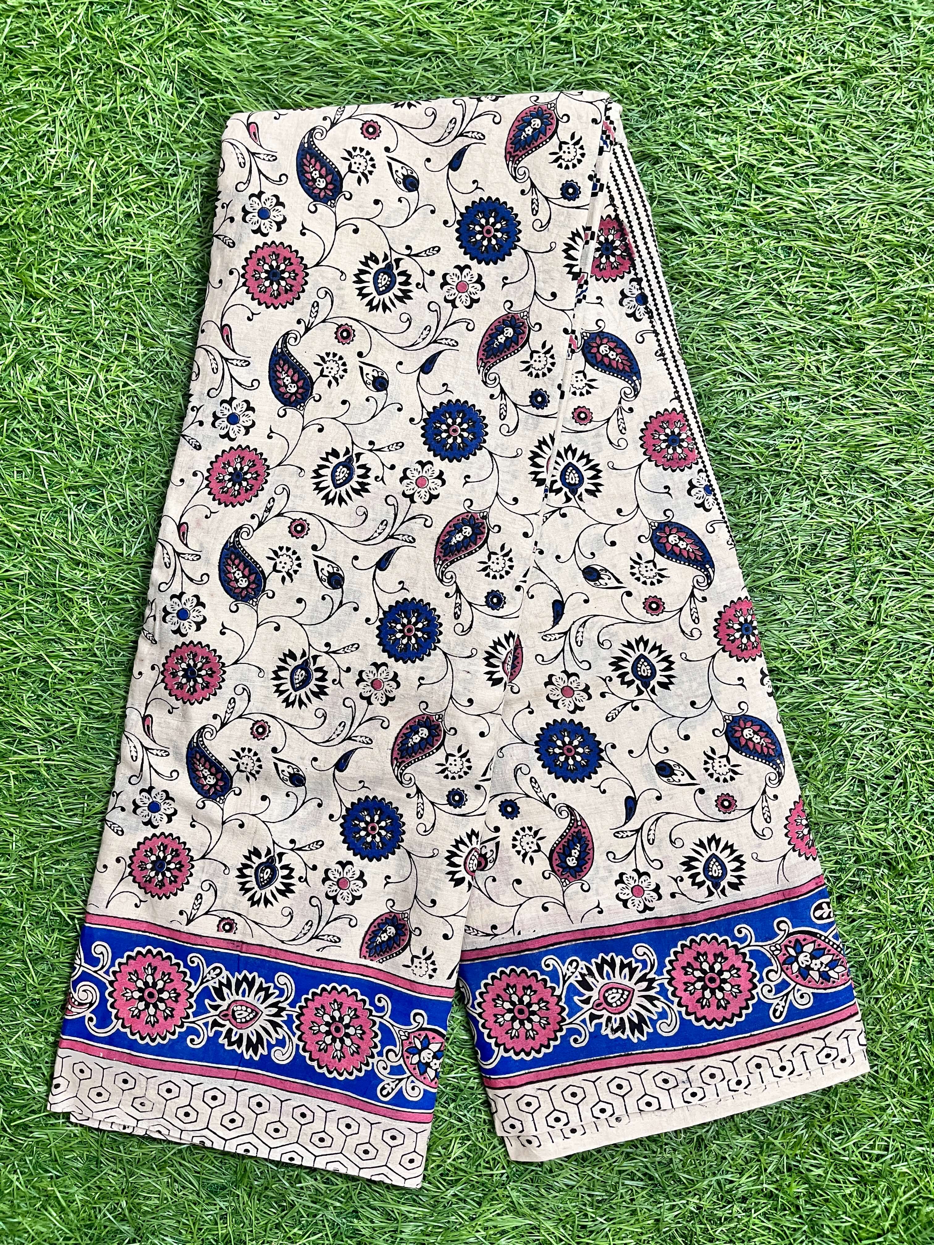 Kalamkari Cotton Saree – KCS-M150