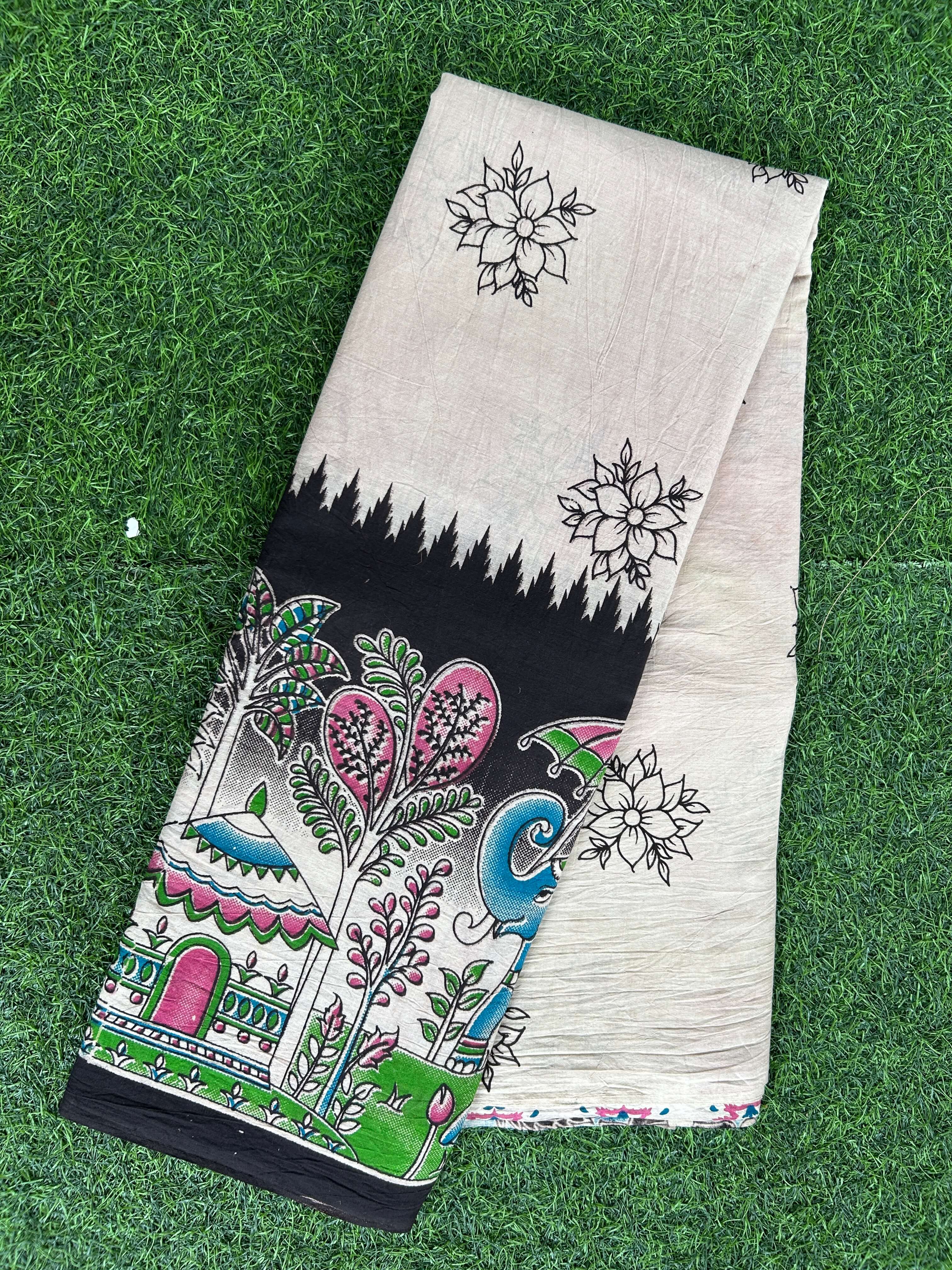 Kalamkari Cotton Saree – KCS-M687