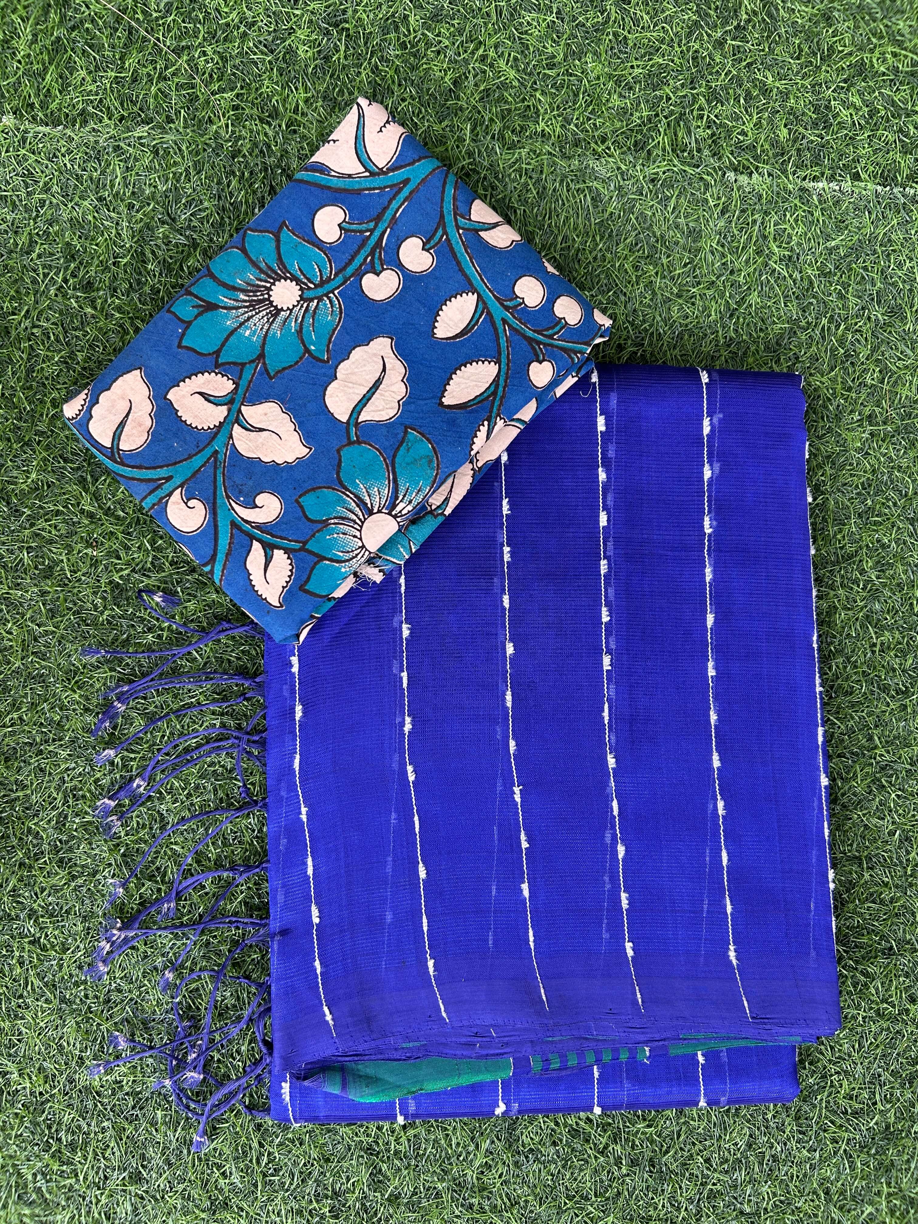 Handloom Mangalagiri Pattu Saree - HMS-M010