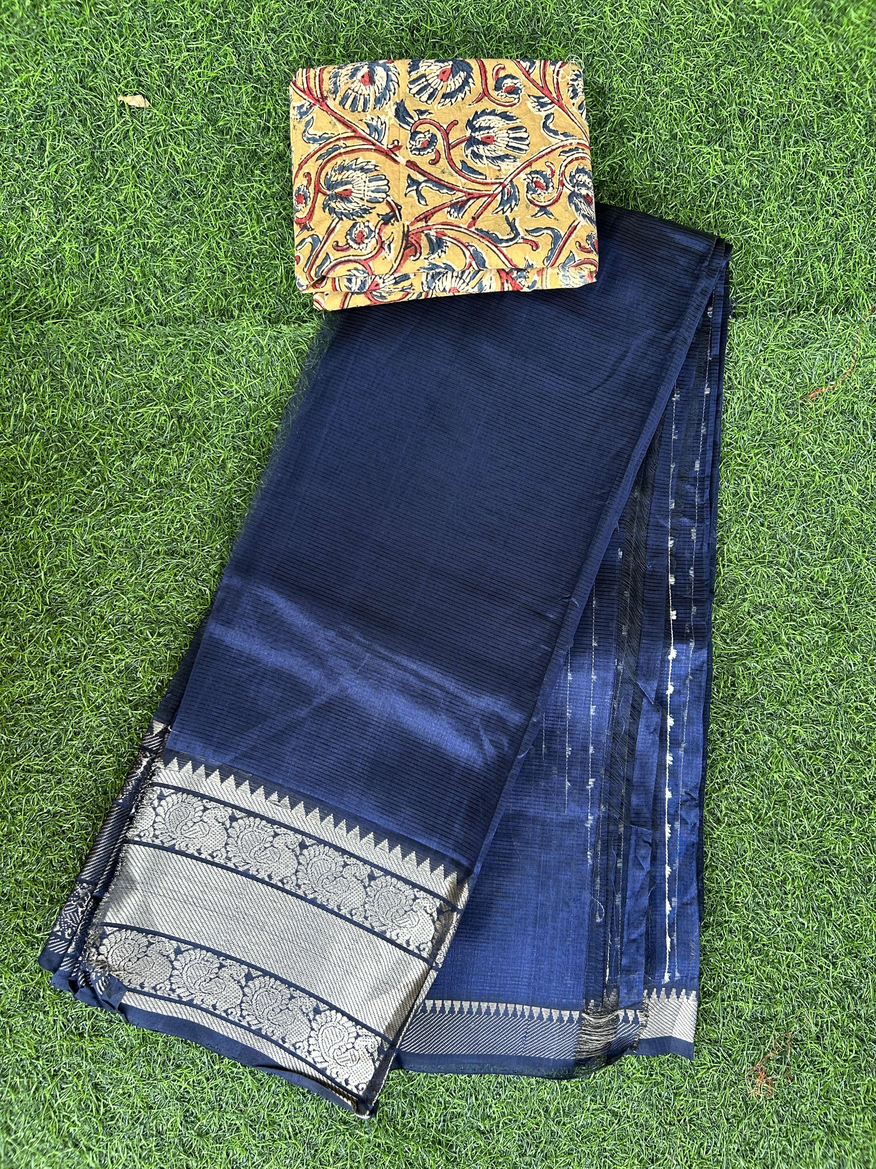 Handloom Mangalagiri Pattu Saree - HMS-M009