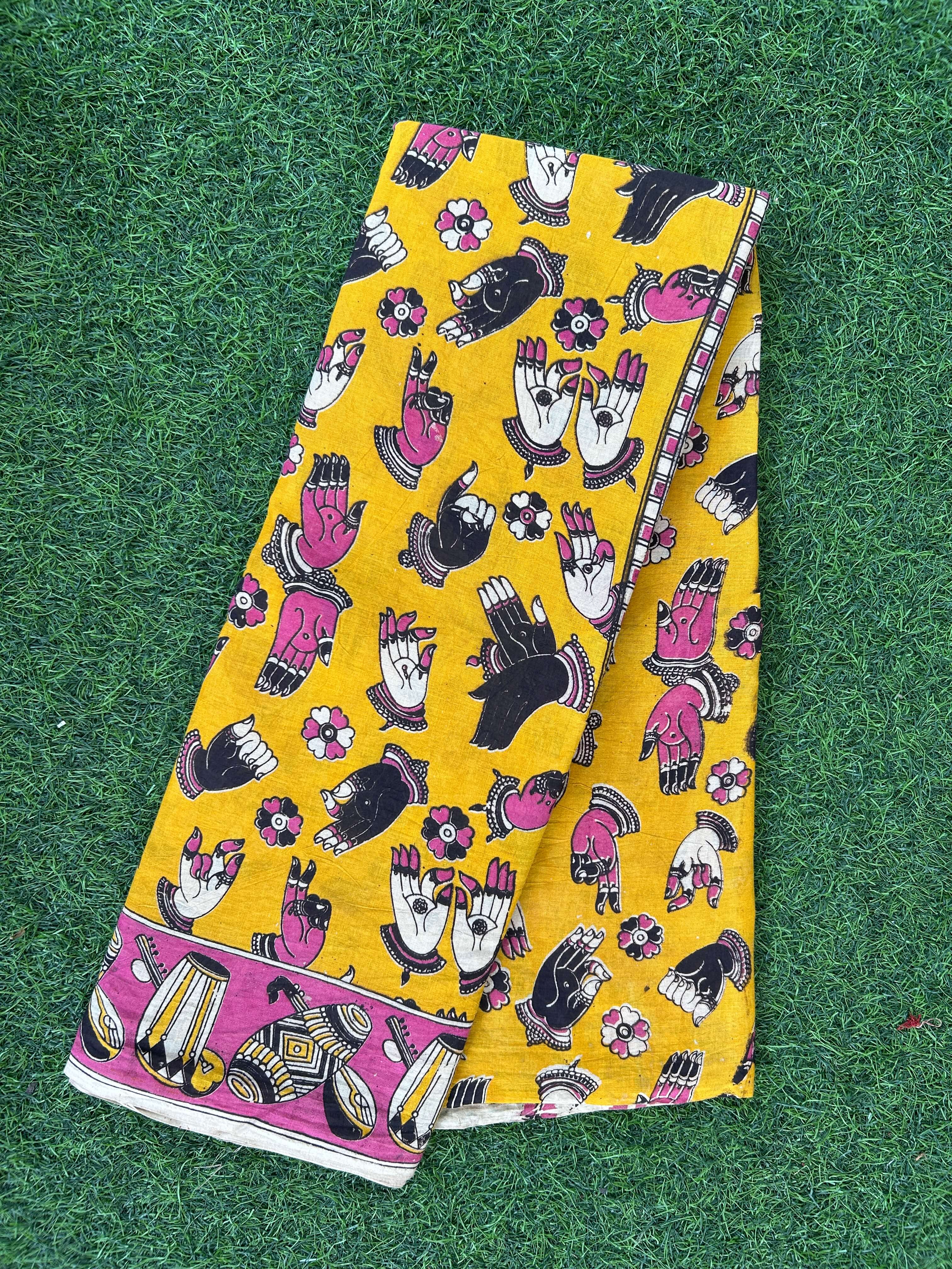 Kalamkari Cotton Saree – KCS-M680