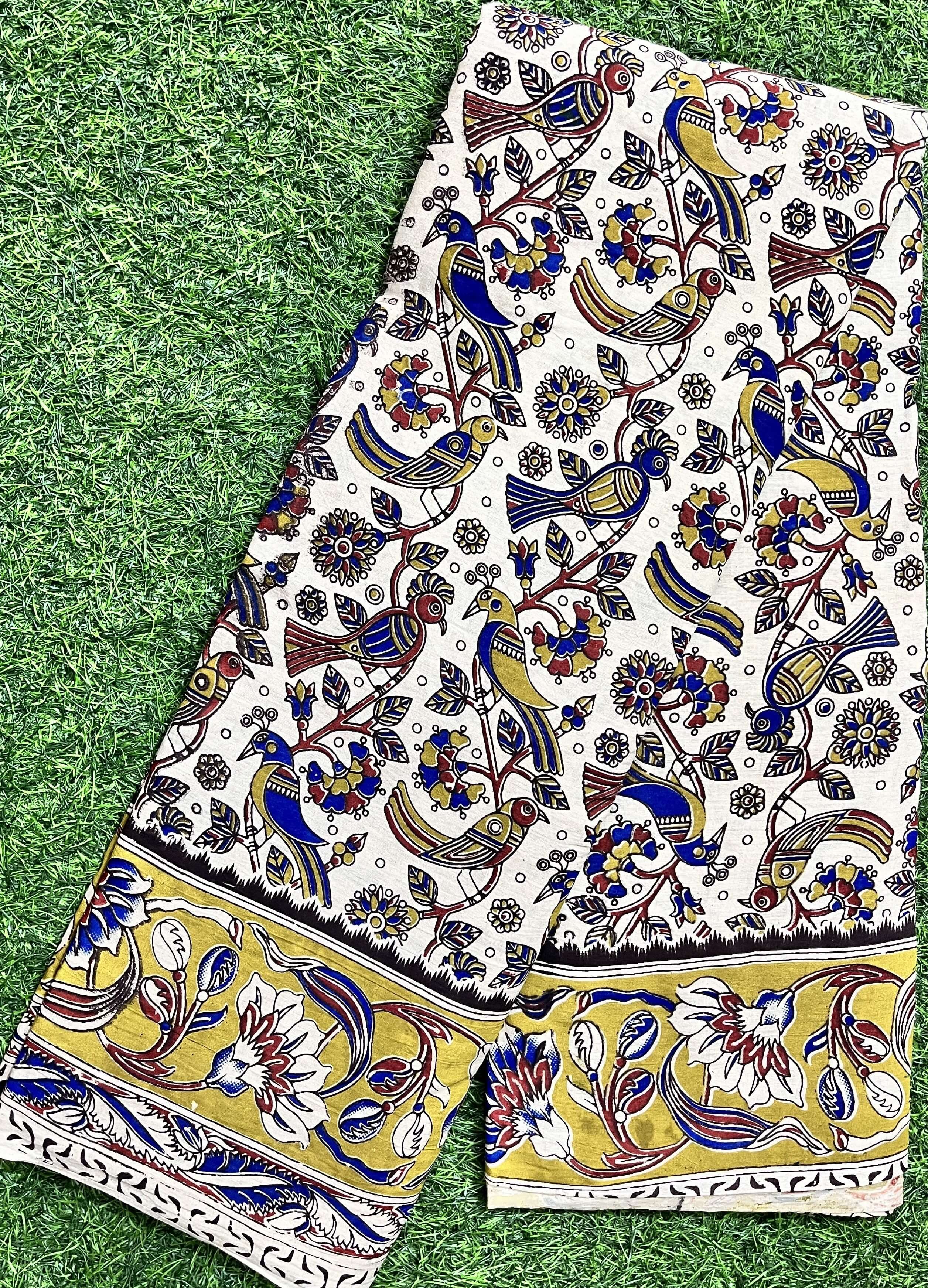 Kalamkari Cotton Saree – KCS-M596