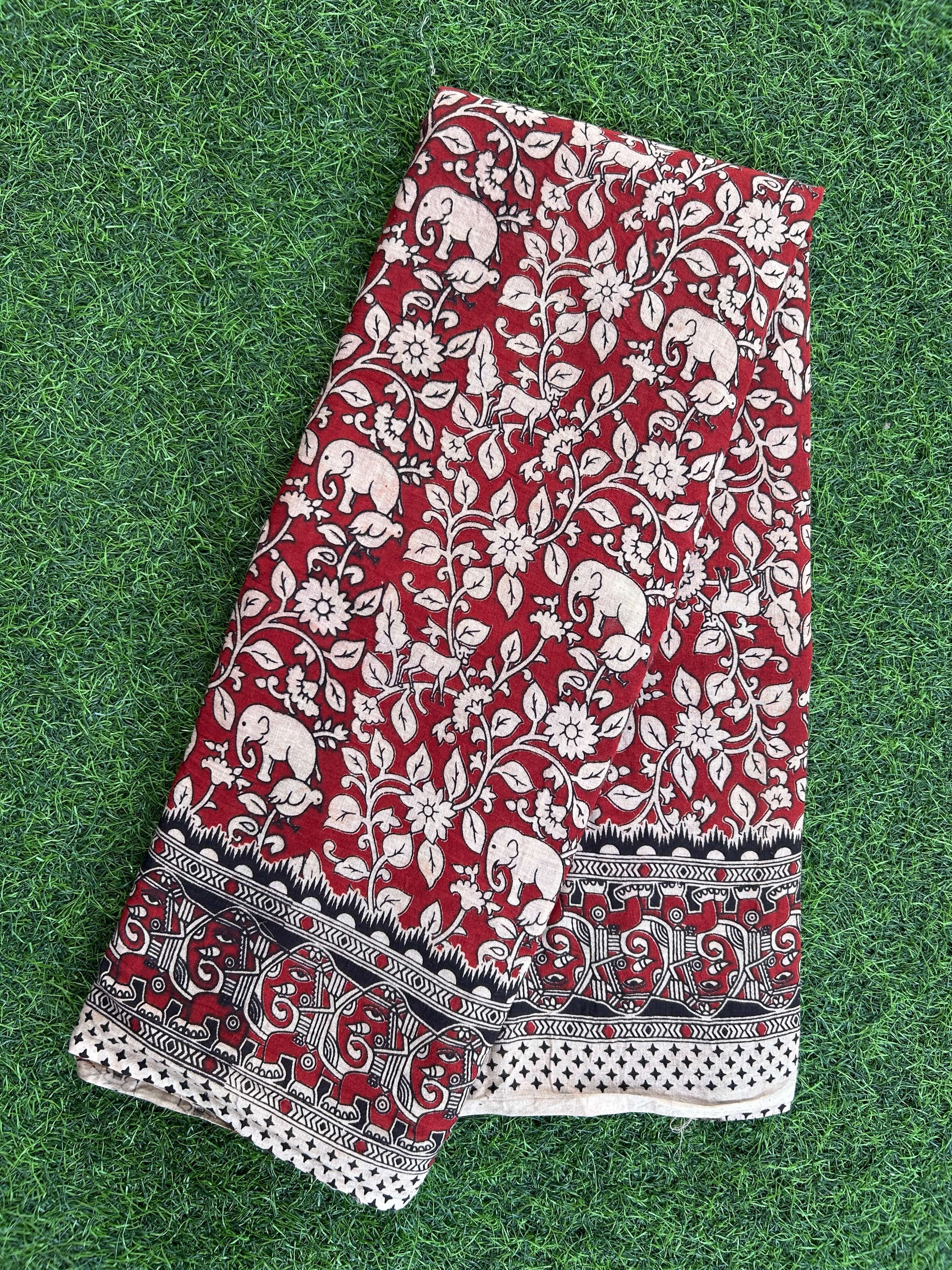 Kalamkari Cotton Saree – KCS-M692