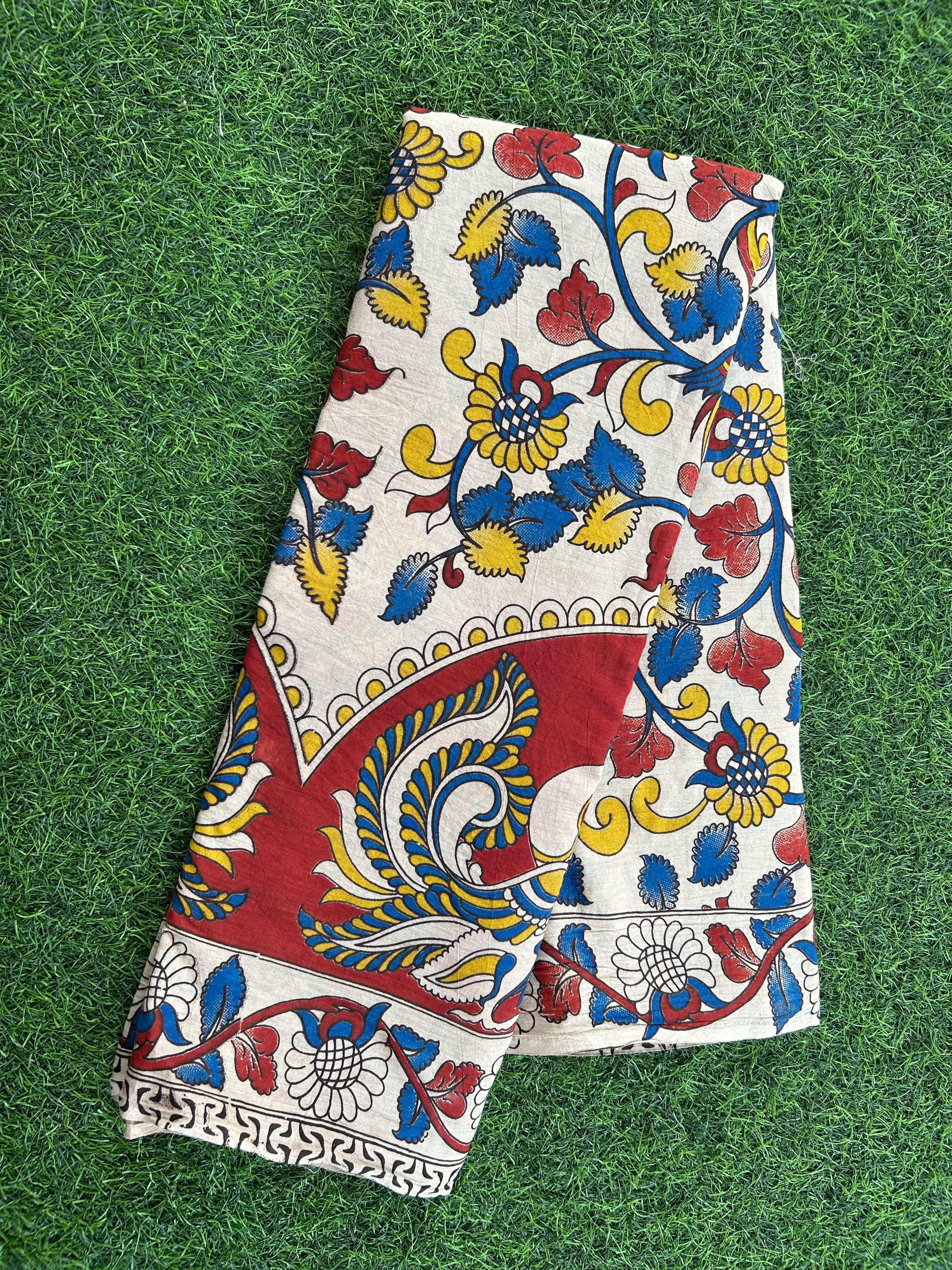 Kalamkari Cotton Saree – KCS-M693