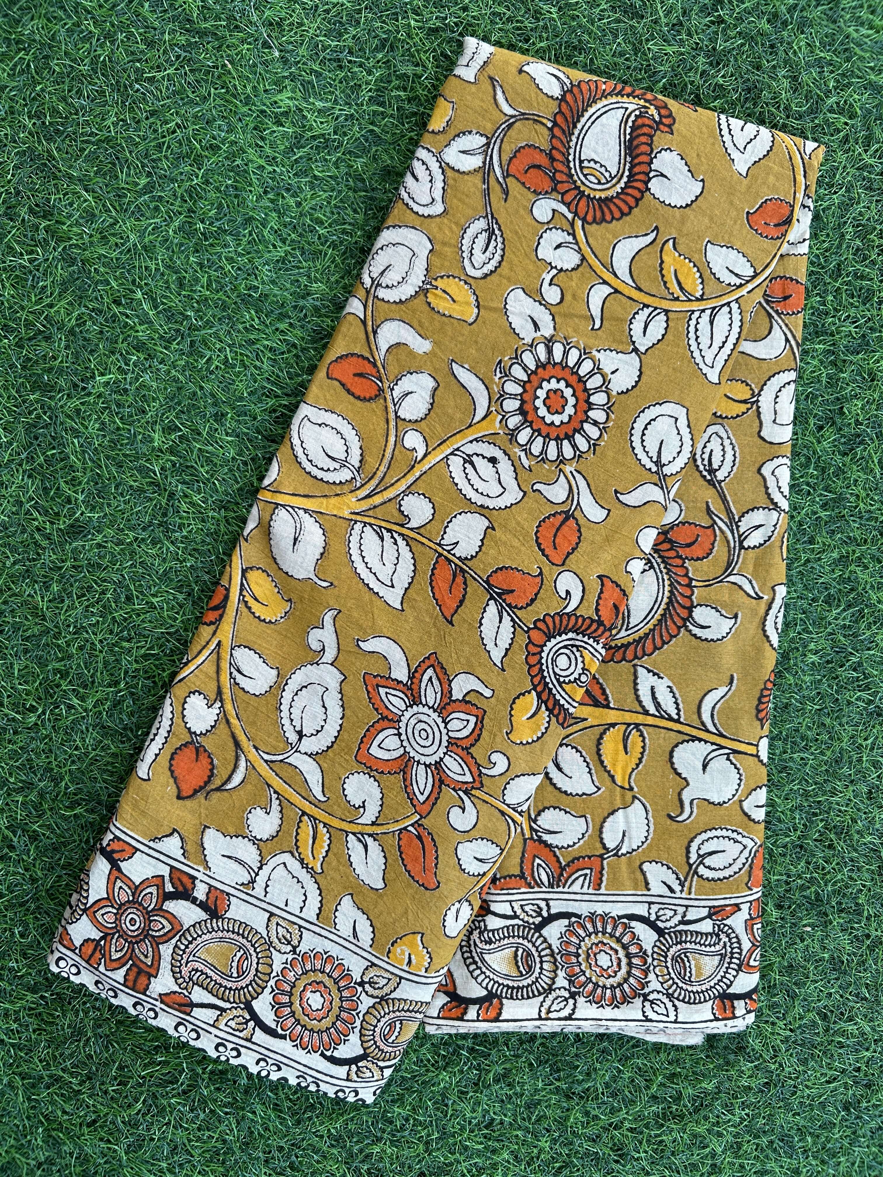 Kalamkari Cotton Saree – KCS-M694