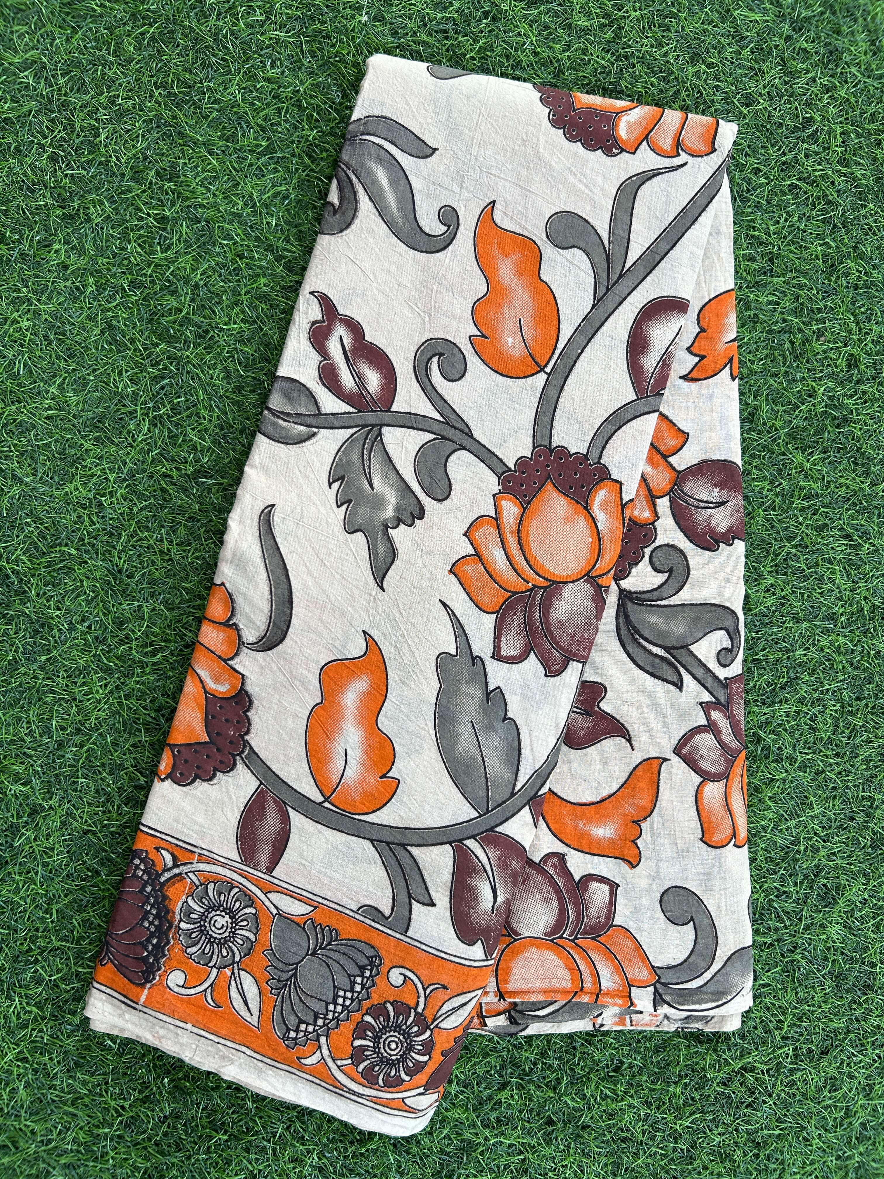 Kalamkari Cotton Saree – KCS-M696