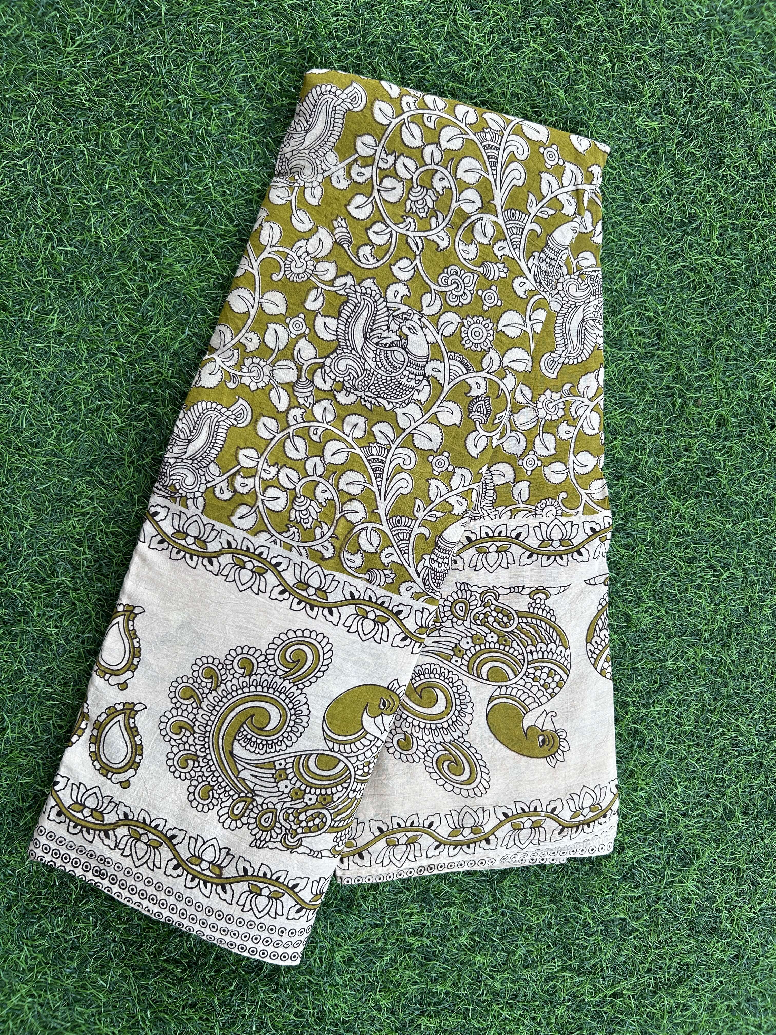 Kalamkari Cotton Saree – KCS-M697