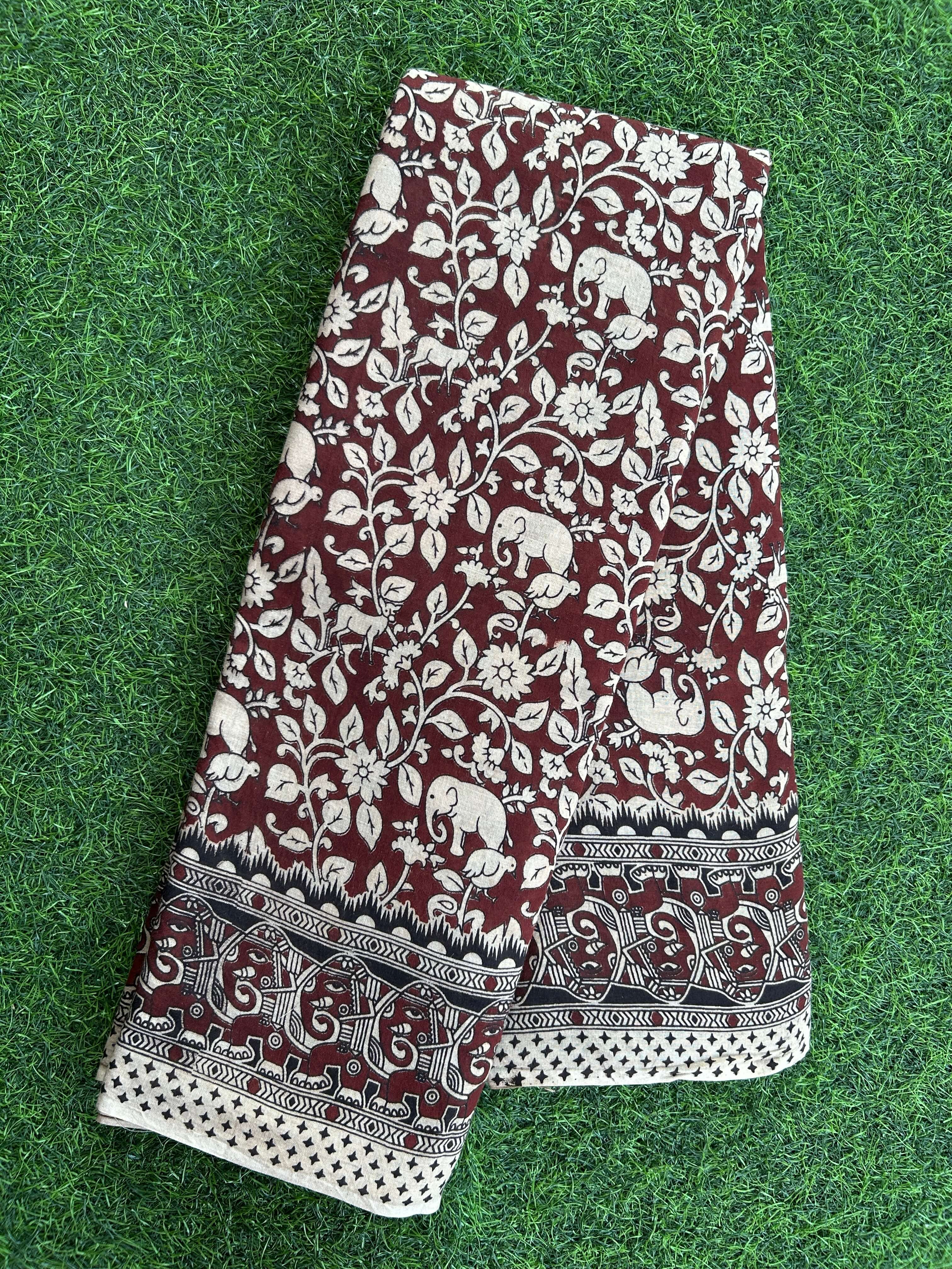 Kalamkari Cotton Saree – KCS-M699