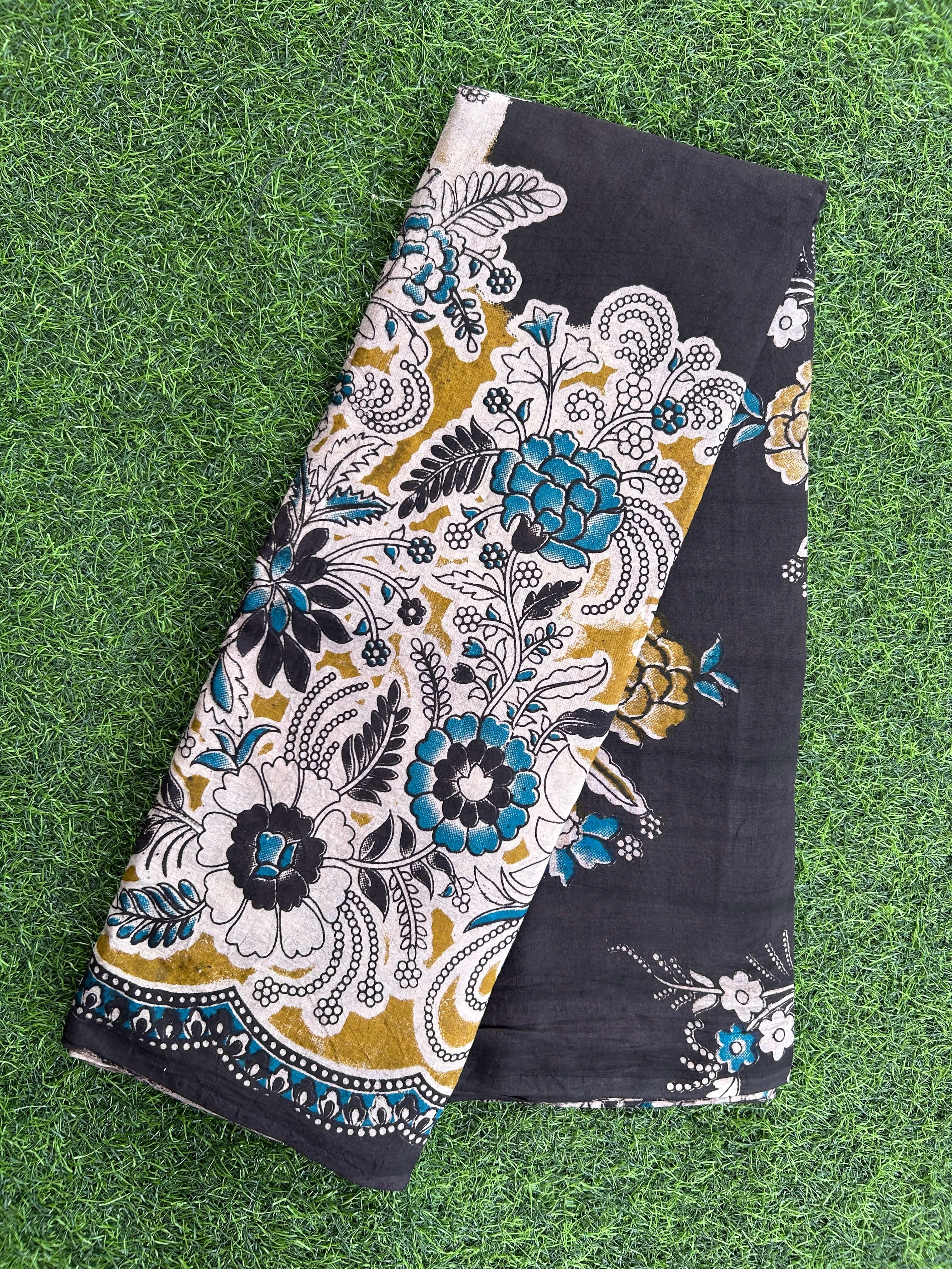 Kalamkari Cotton Saree – KCS-M701