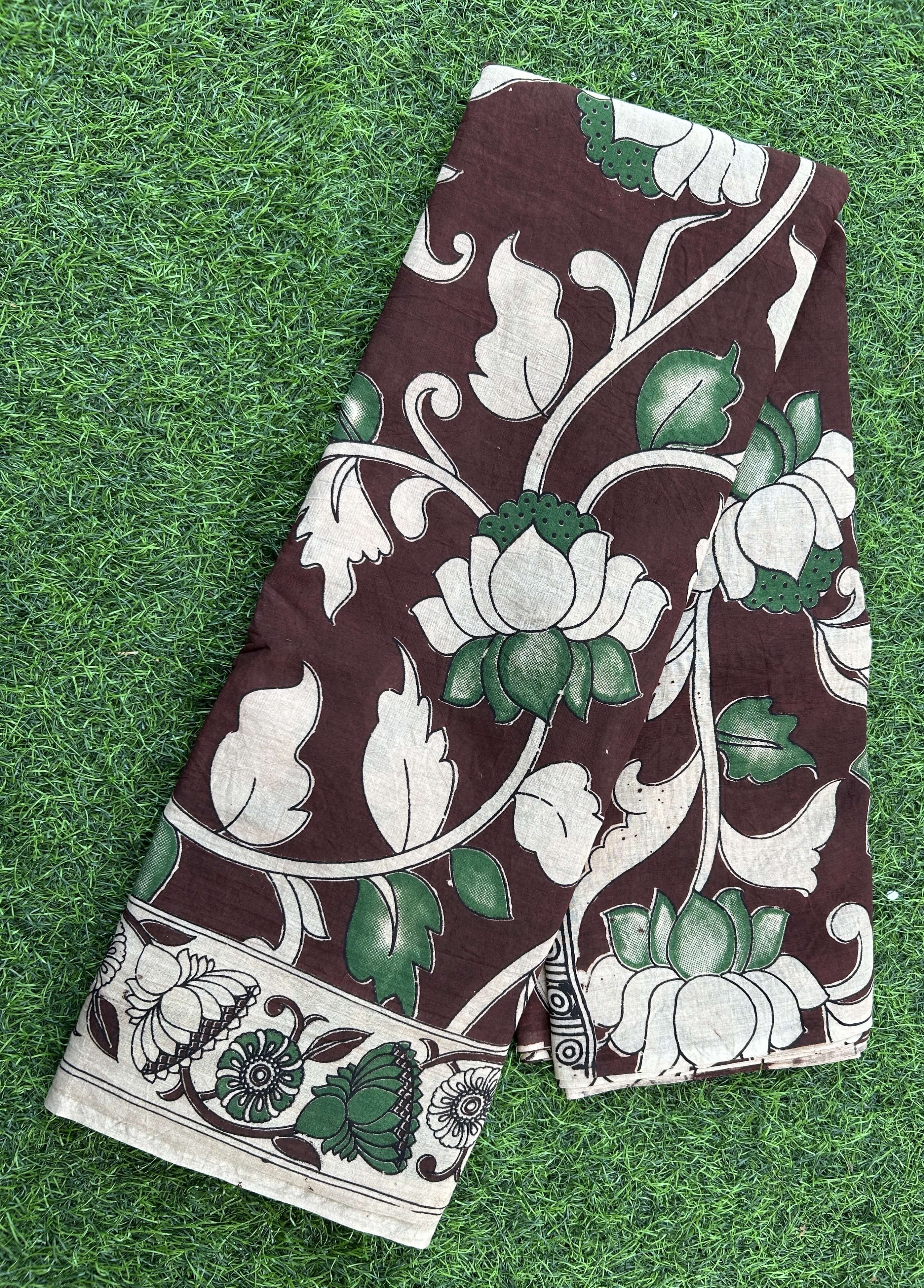 Kalamkari Cotton Saree – KCS-M569