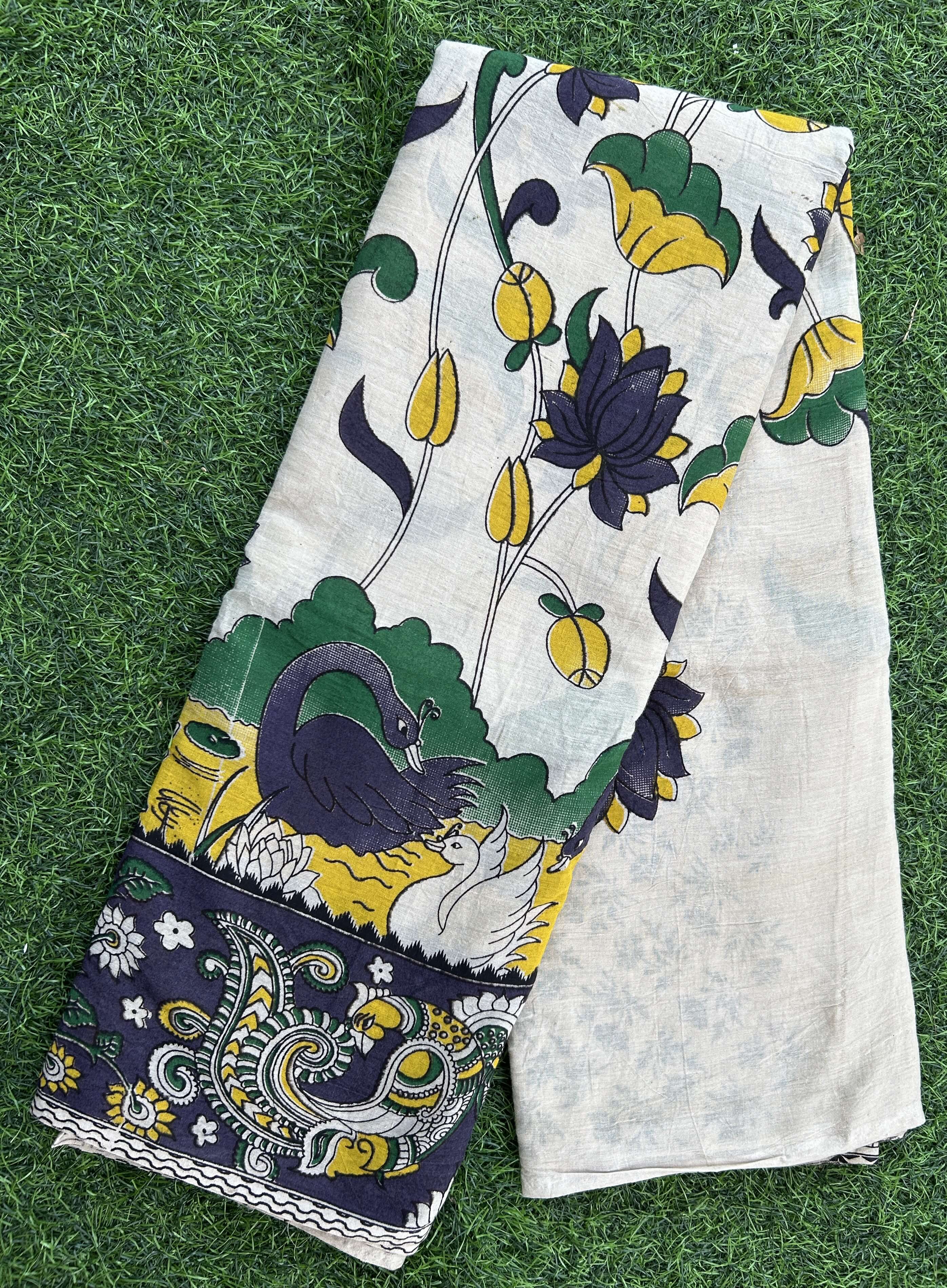 Kalamkari Cotton Saree – KCS-M563