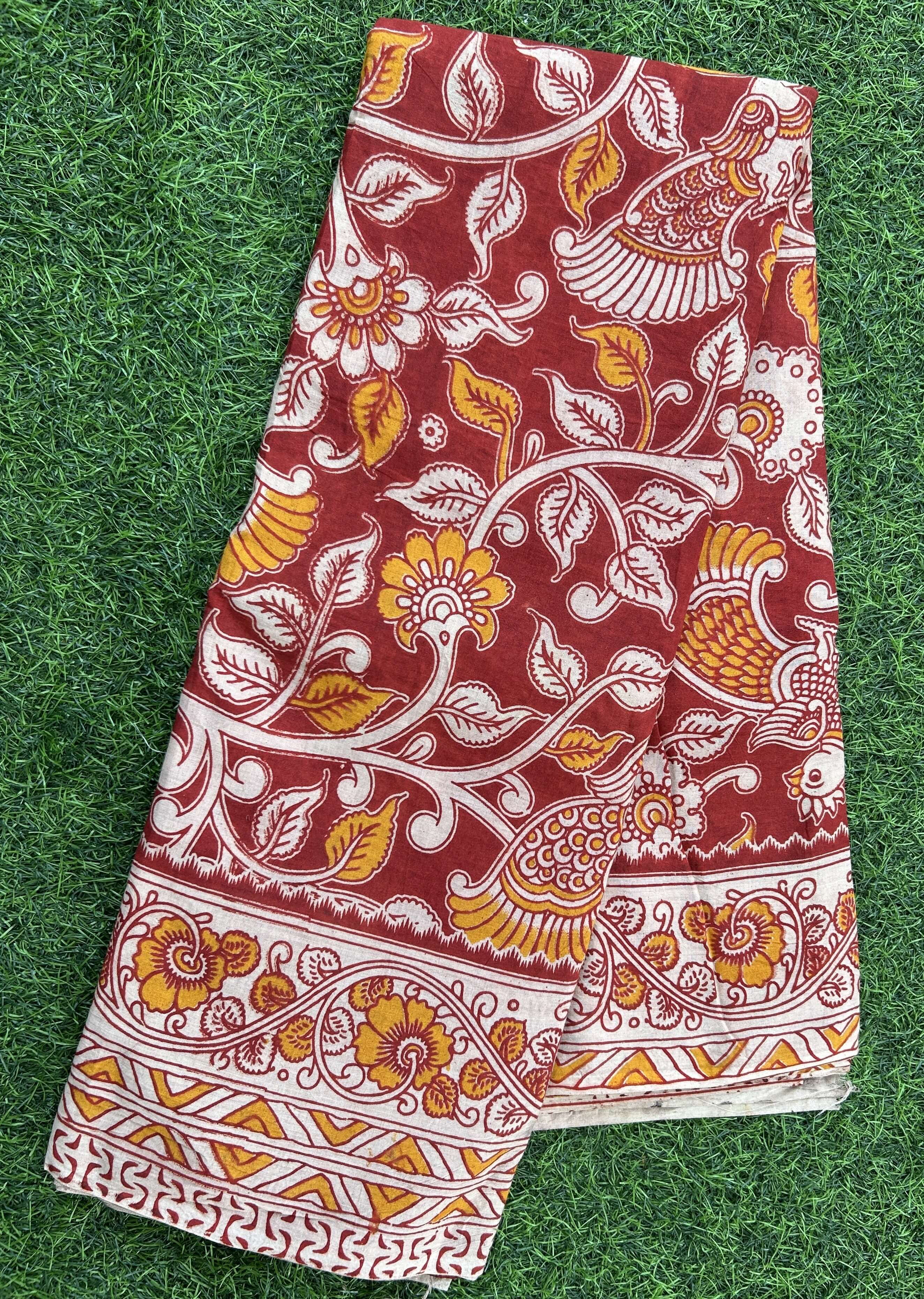 Kalamkari Cotton Saree – KCS-M564