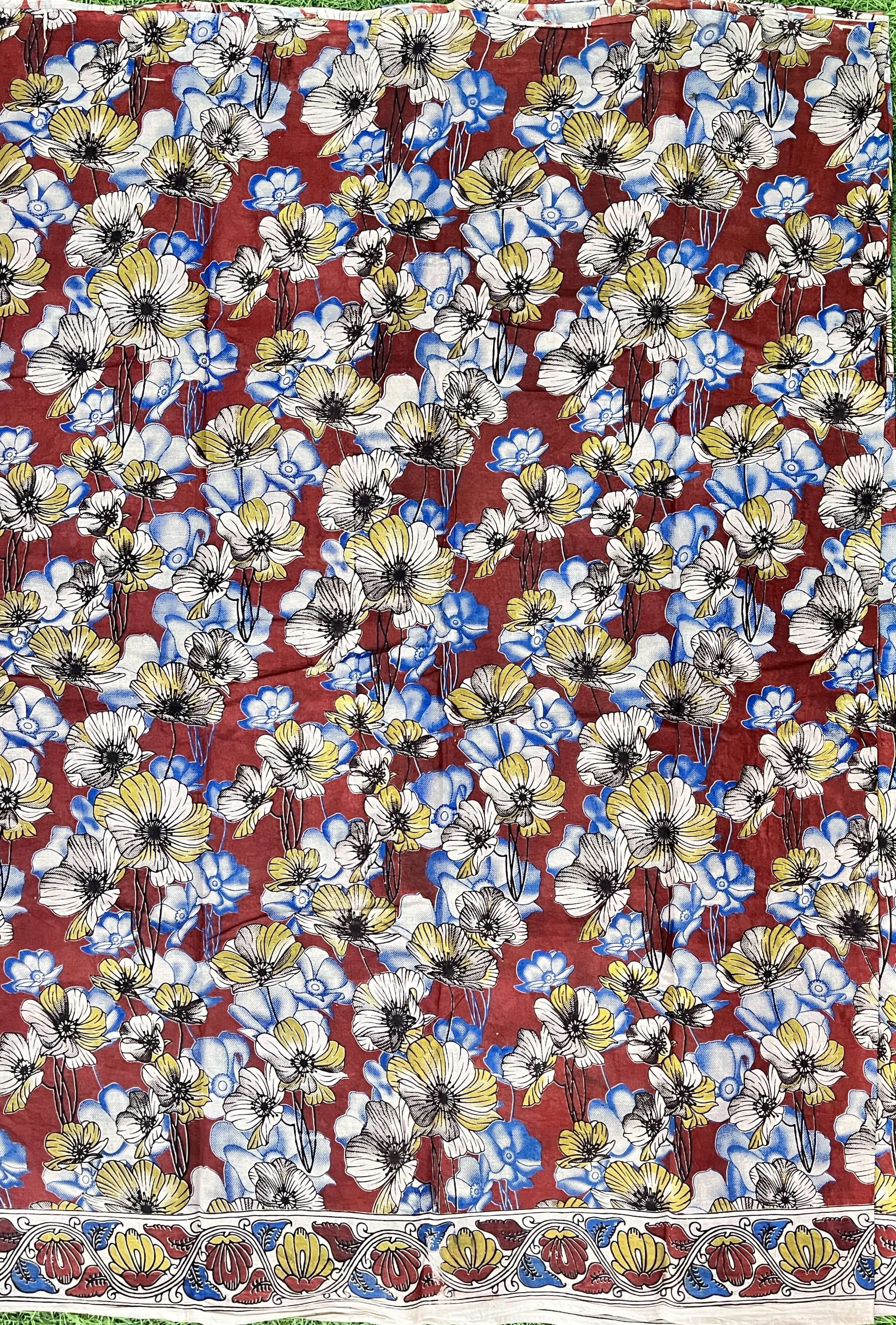 Kalamkari Cotton Saree – KCS-M319