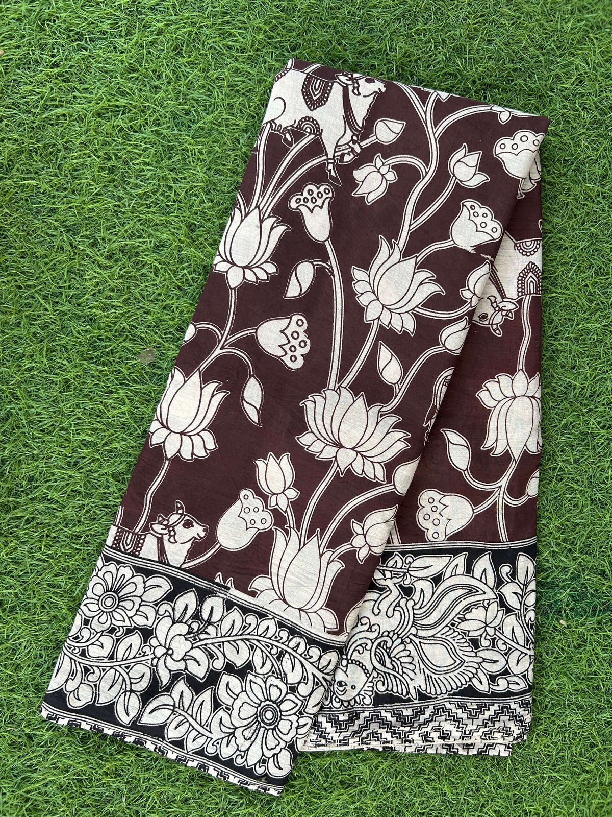 Kalamkari Cotton Saree – KCS-M811