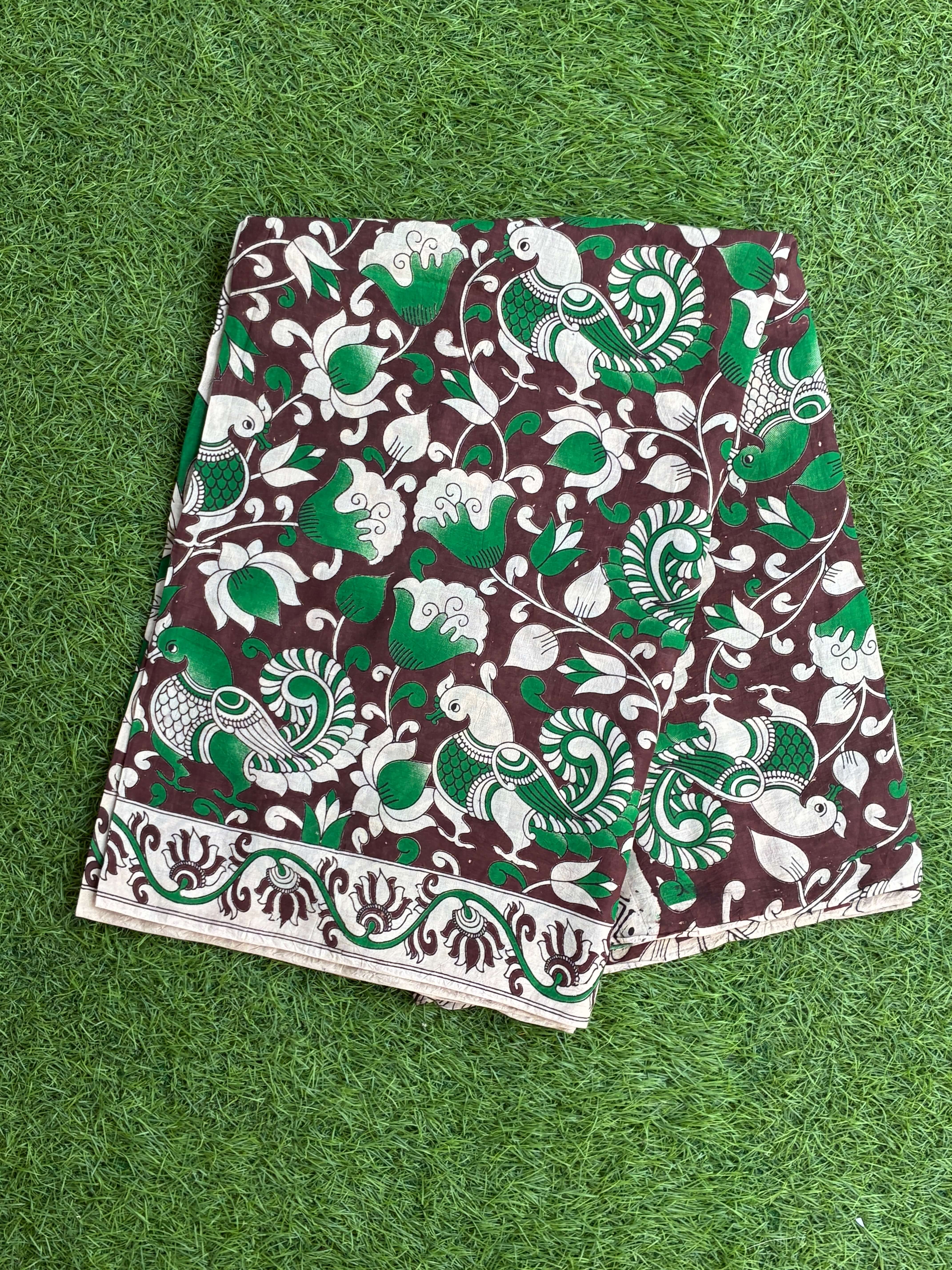 Kalamkari Chennuri Silk Saree – KSS-M032