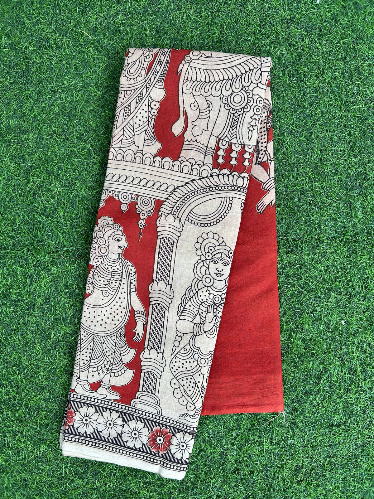 Kalamkari Cotton Saree – KCS-M819
