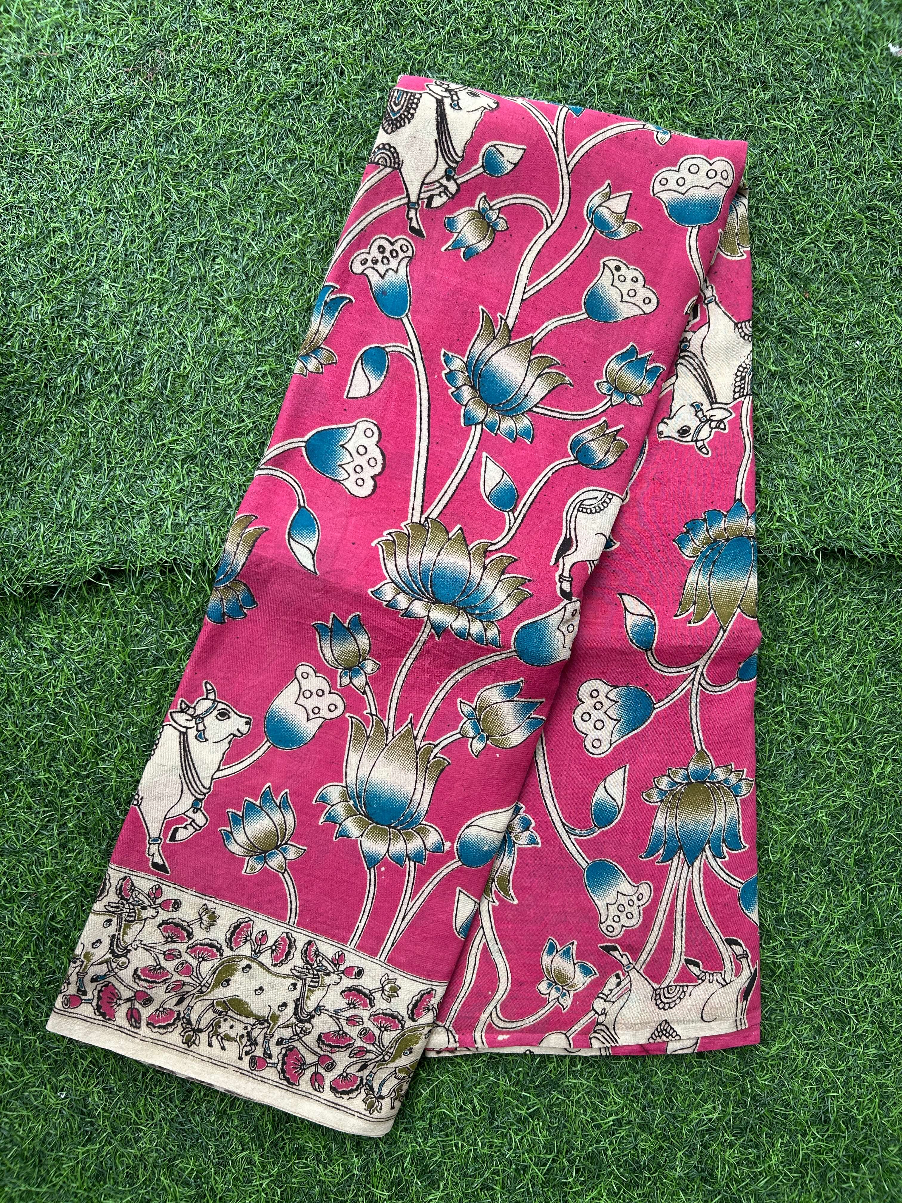 Kalamkari Chennuri Silk Saree – KSS-M080