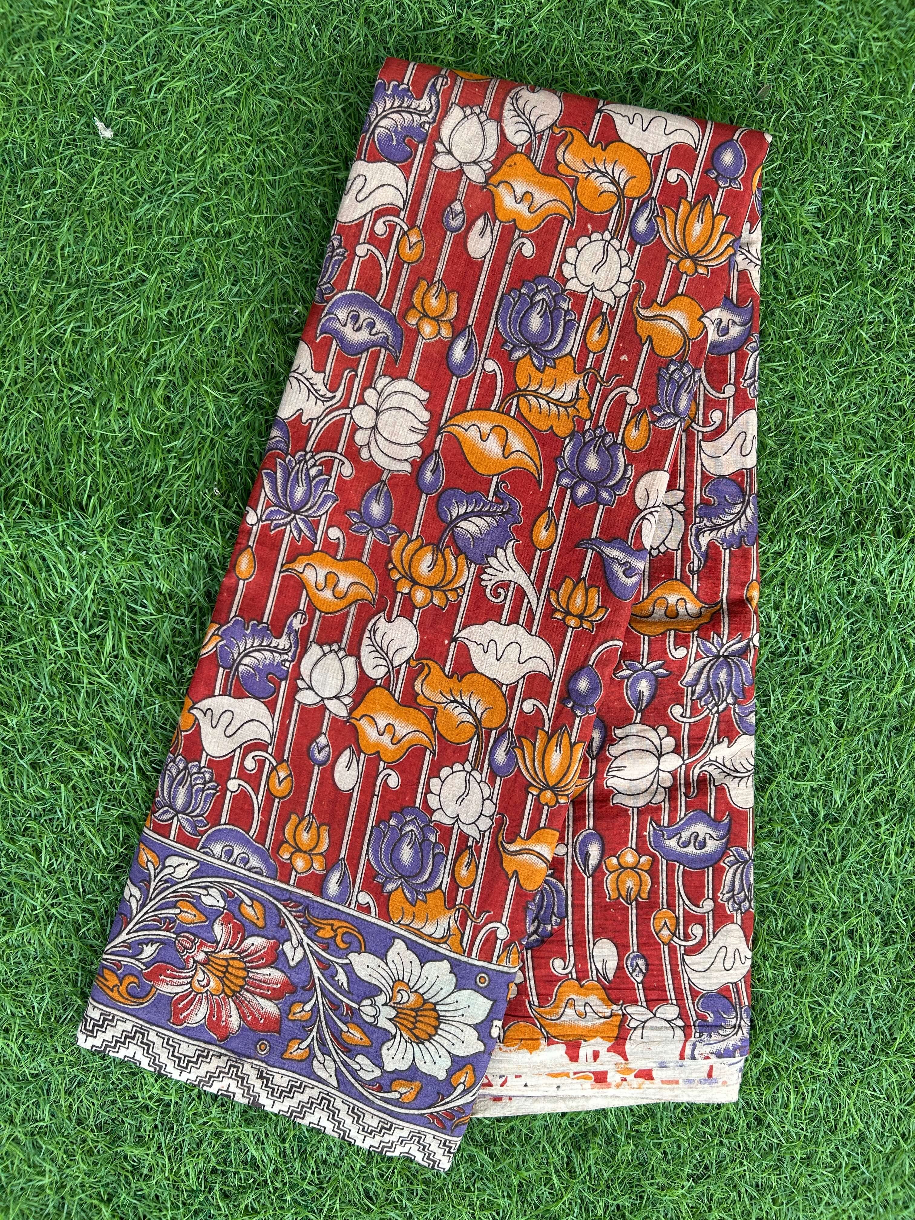 Kalamkari Cotton Saree – KCS-M711