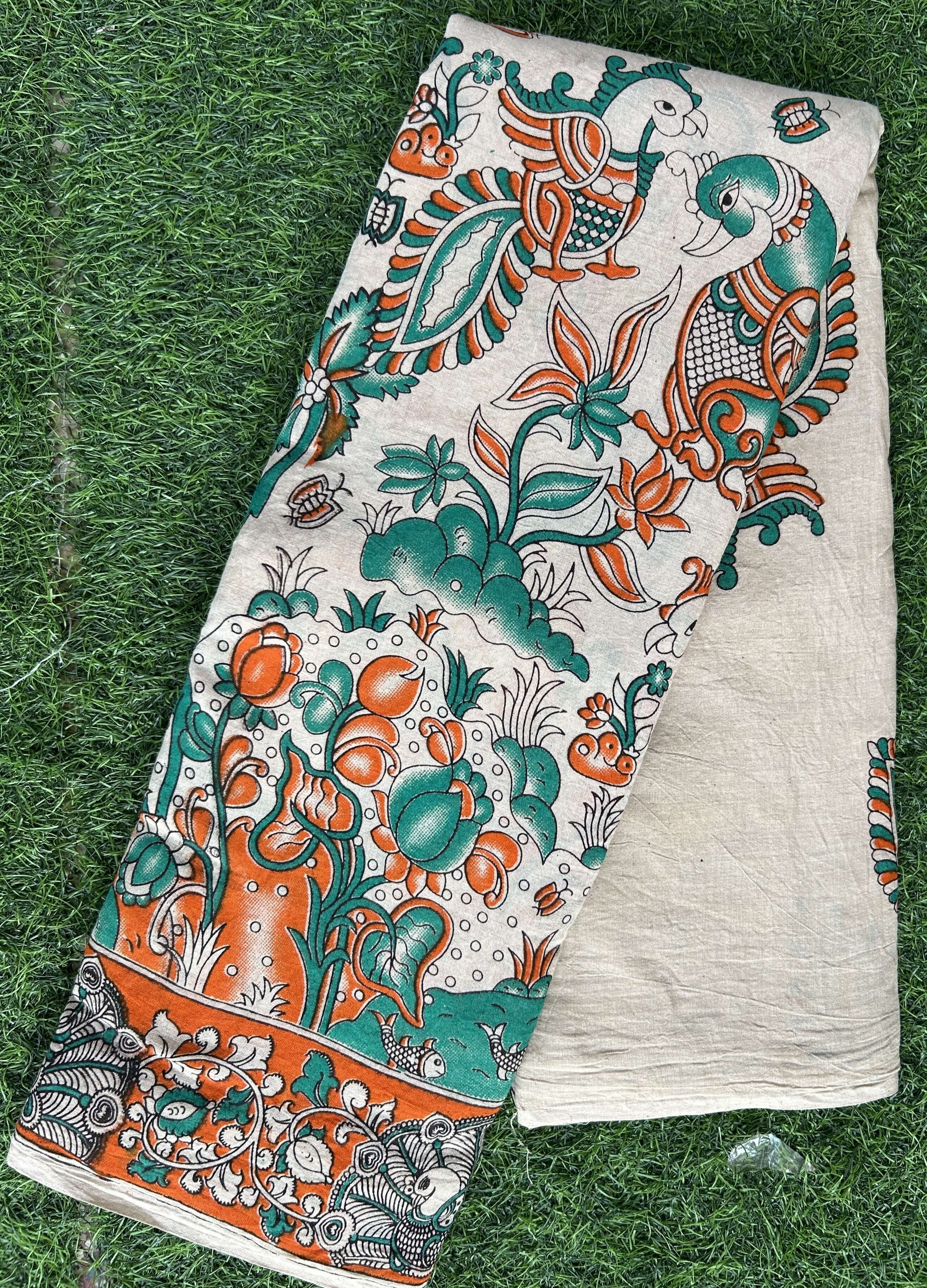 Kalamkari Cotton Saree – KCS-M576