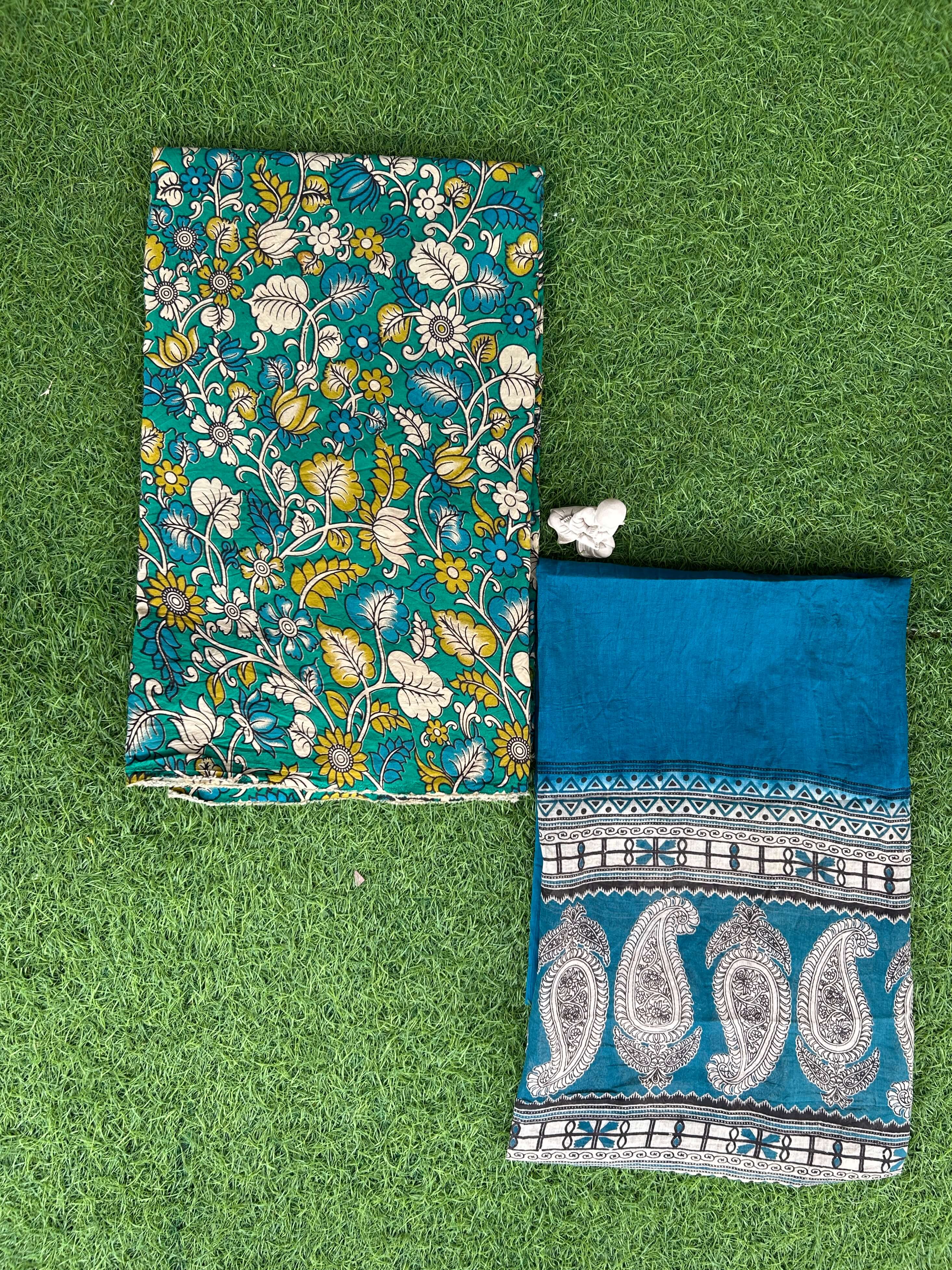 Kalamkari 2-Piece Dress Set – Top & Dupatta- SPFDD-M004