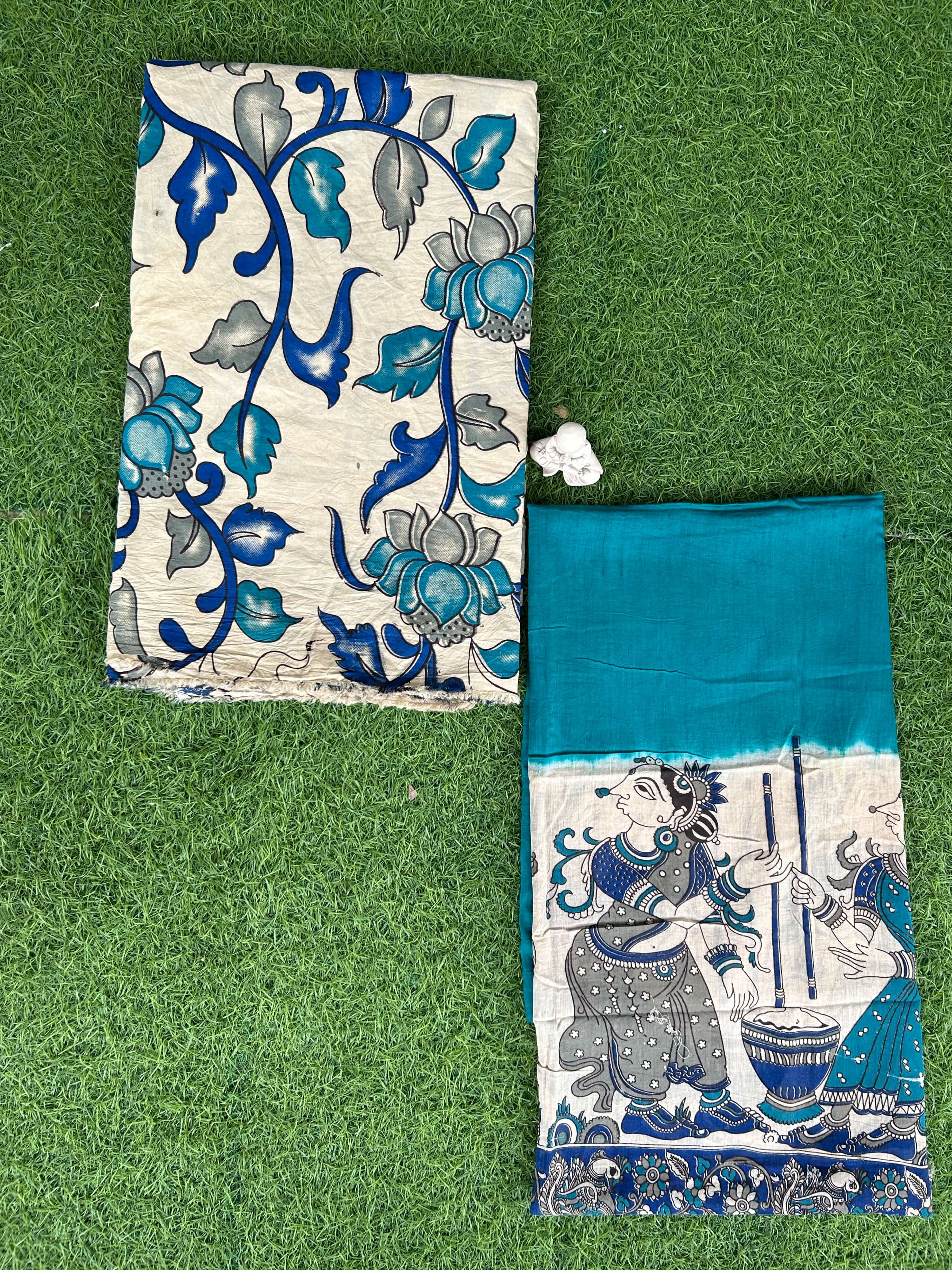 Kalamkari 2-Piece Dress Set – Top & Dupatta- SPFDD-M005