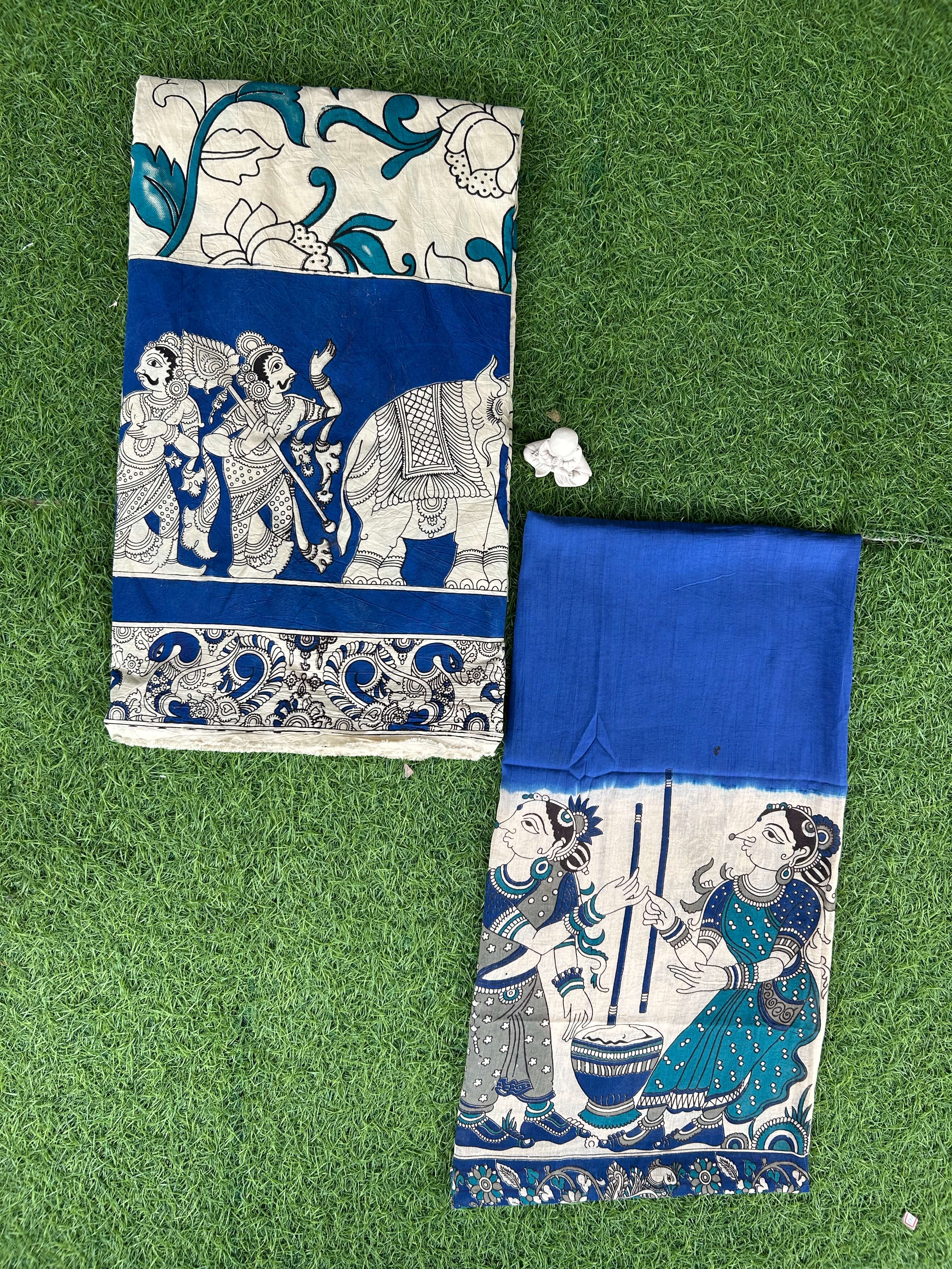 Kalamkari 2-Piece Dress Set – Top & Dupatta- SPFDD-M007