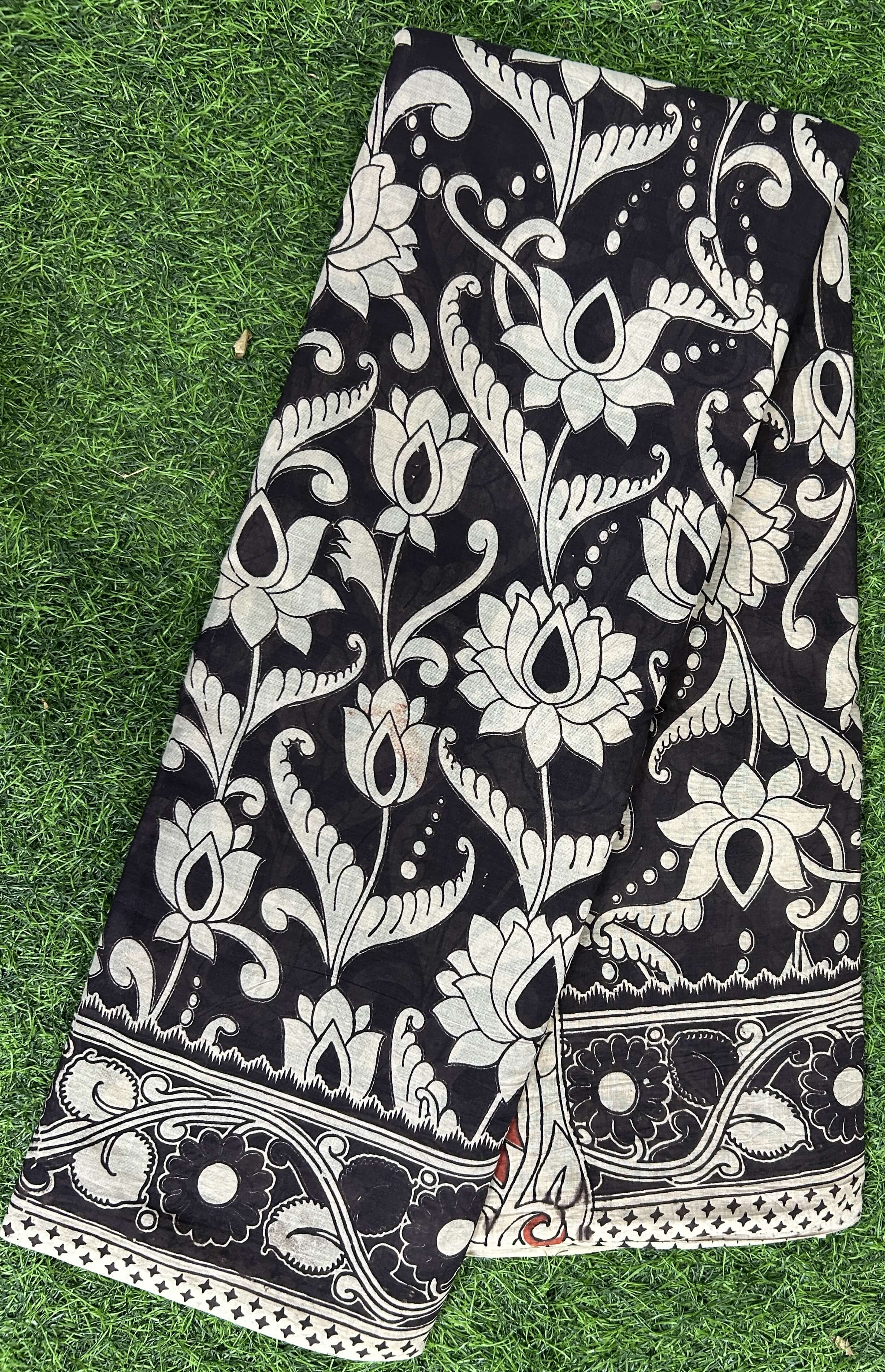 Kalamkari Cotton Saree – KCS-M589