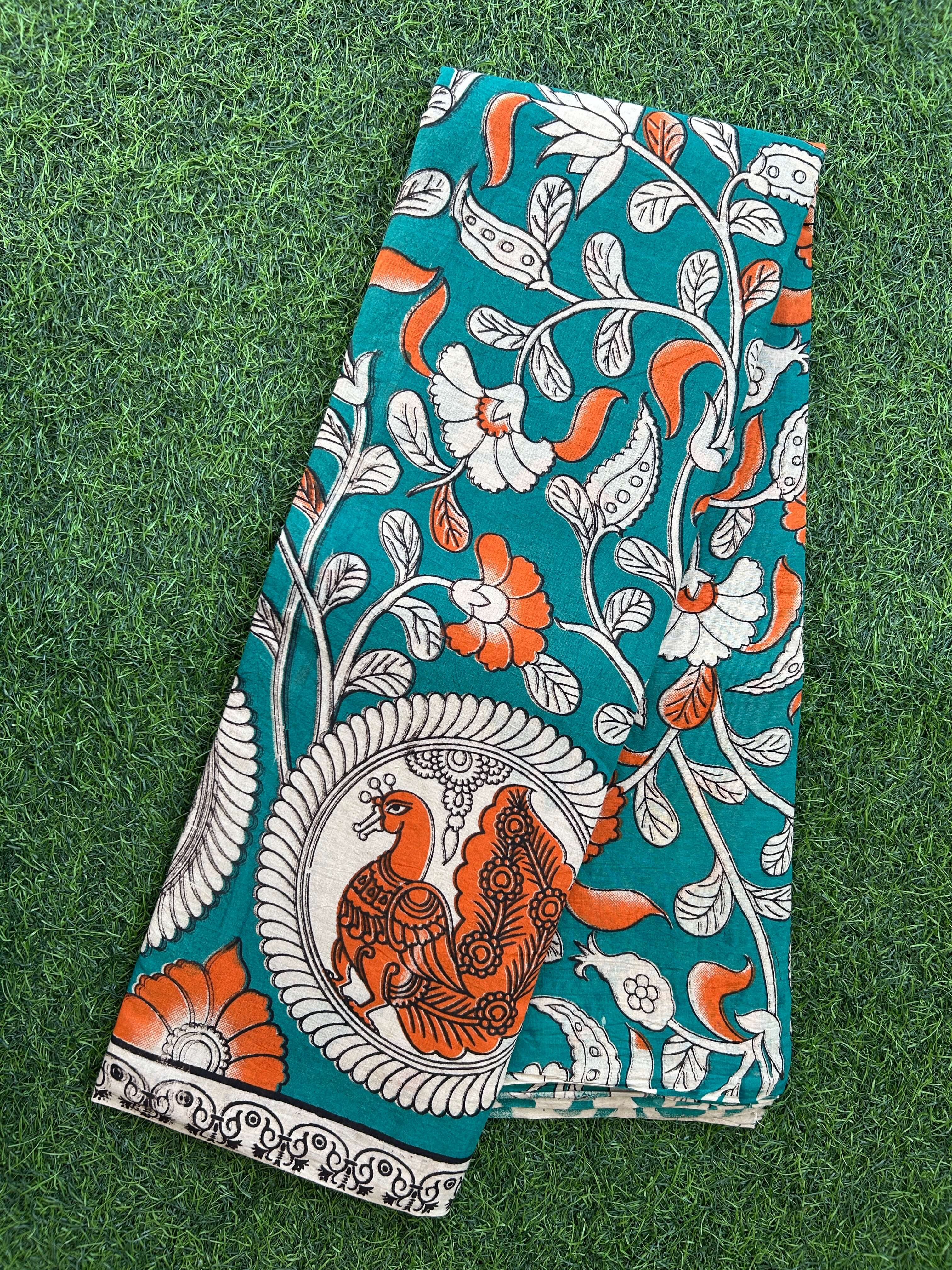 Kalamkari Cotton Saree – KCS-M716