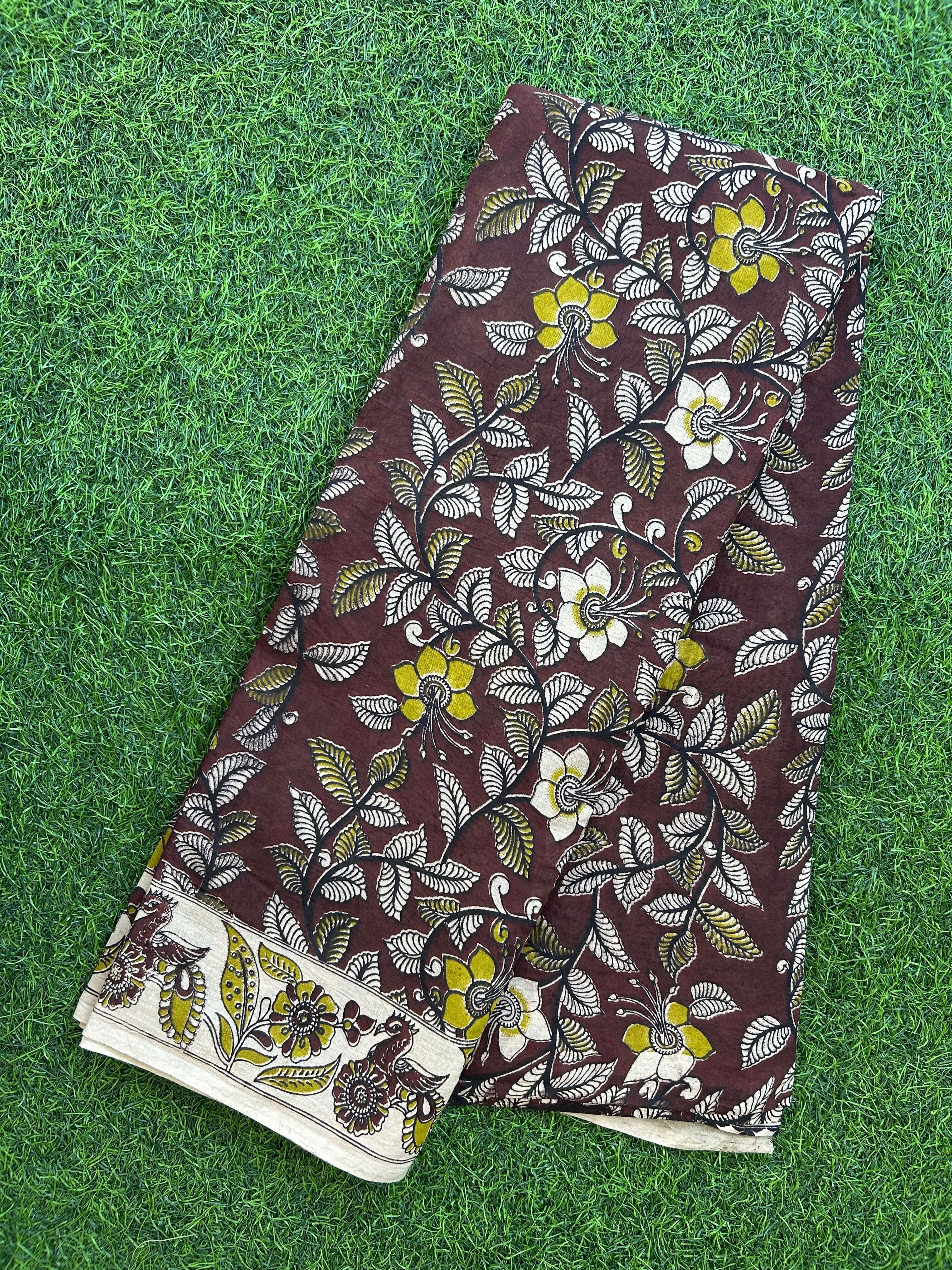 Kalamkari Cotton Saree – KCS-M717