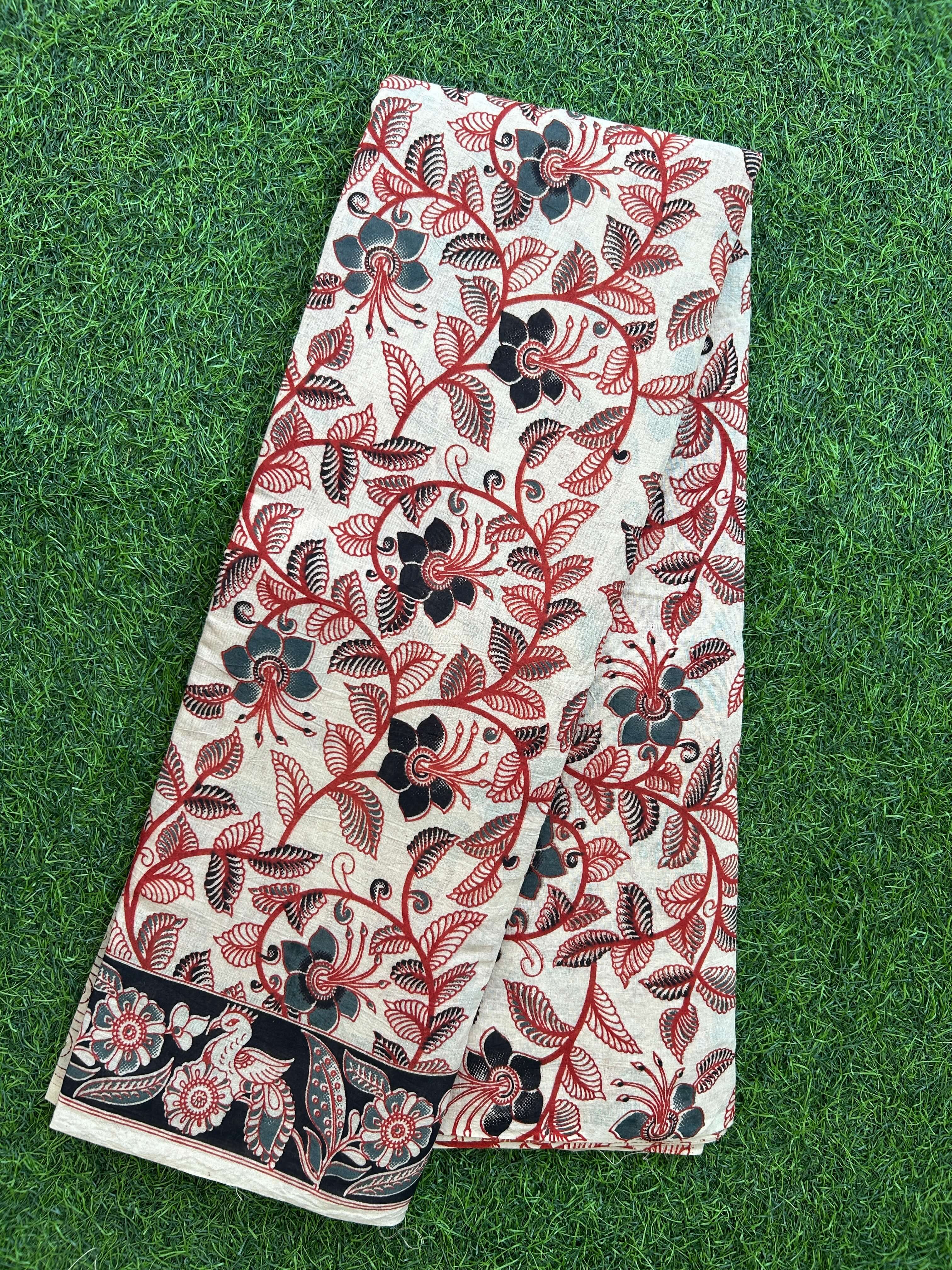 Kalamkari Cotton Saree – KCS-M719