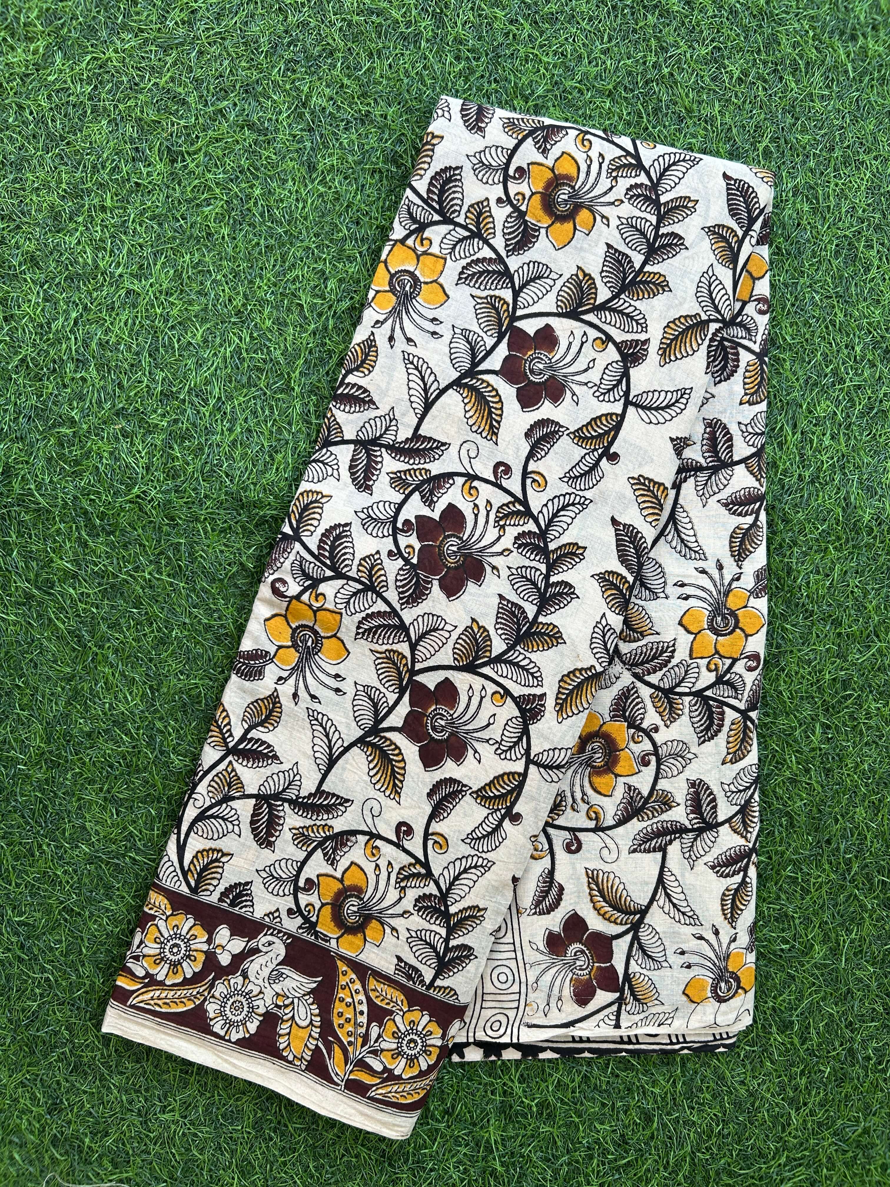 Kalamkari Cotton Saree – KCS-M721
