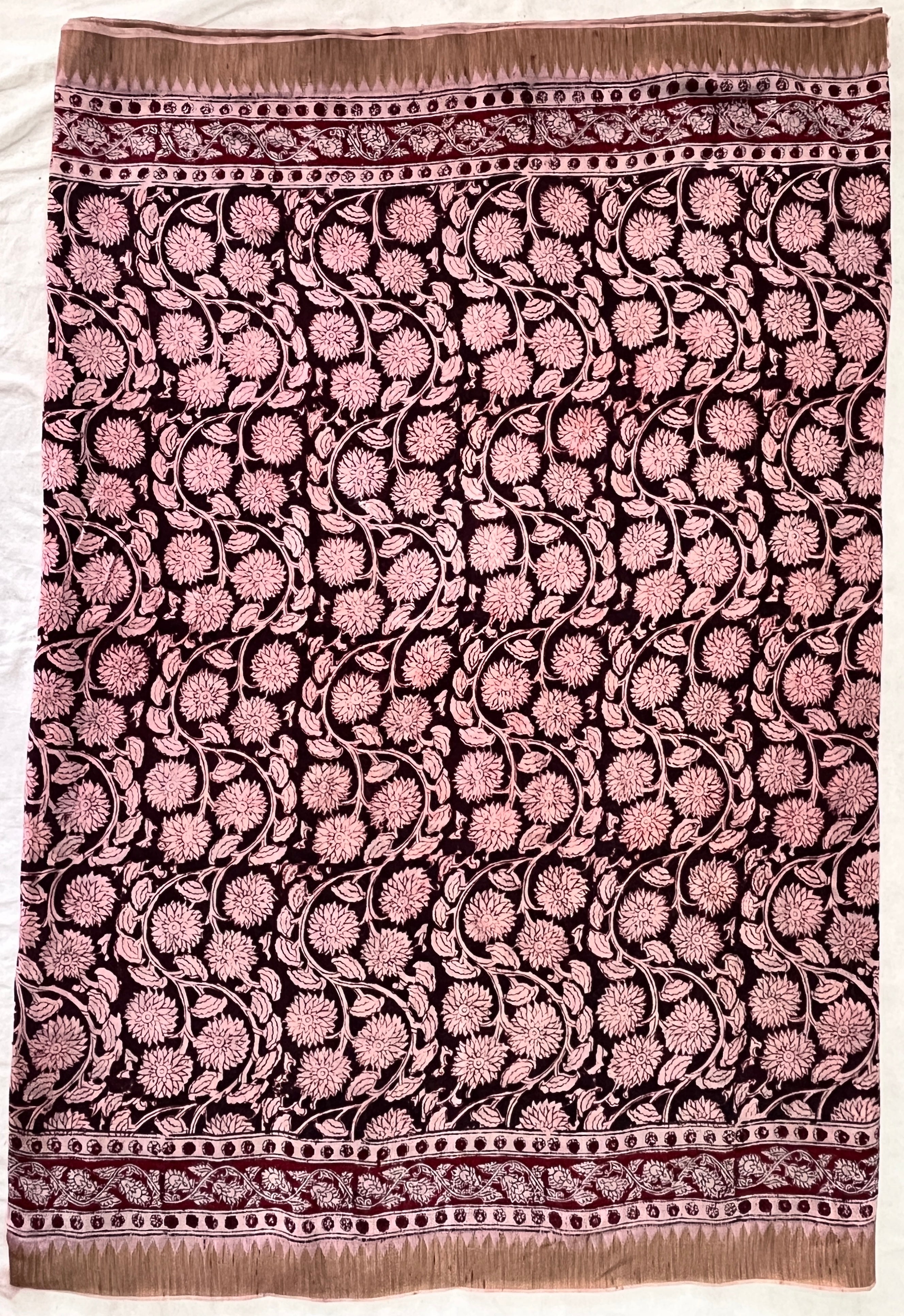 Kalamkari Chanderi Silk Saree-KCHAN-M071