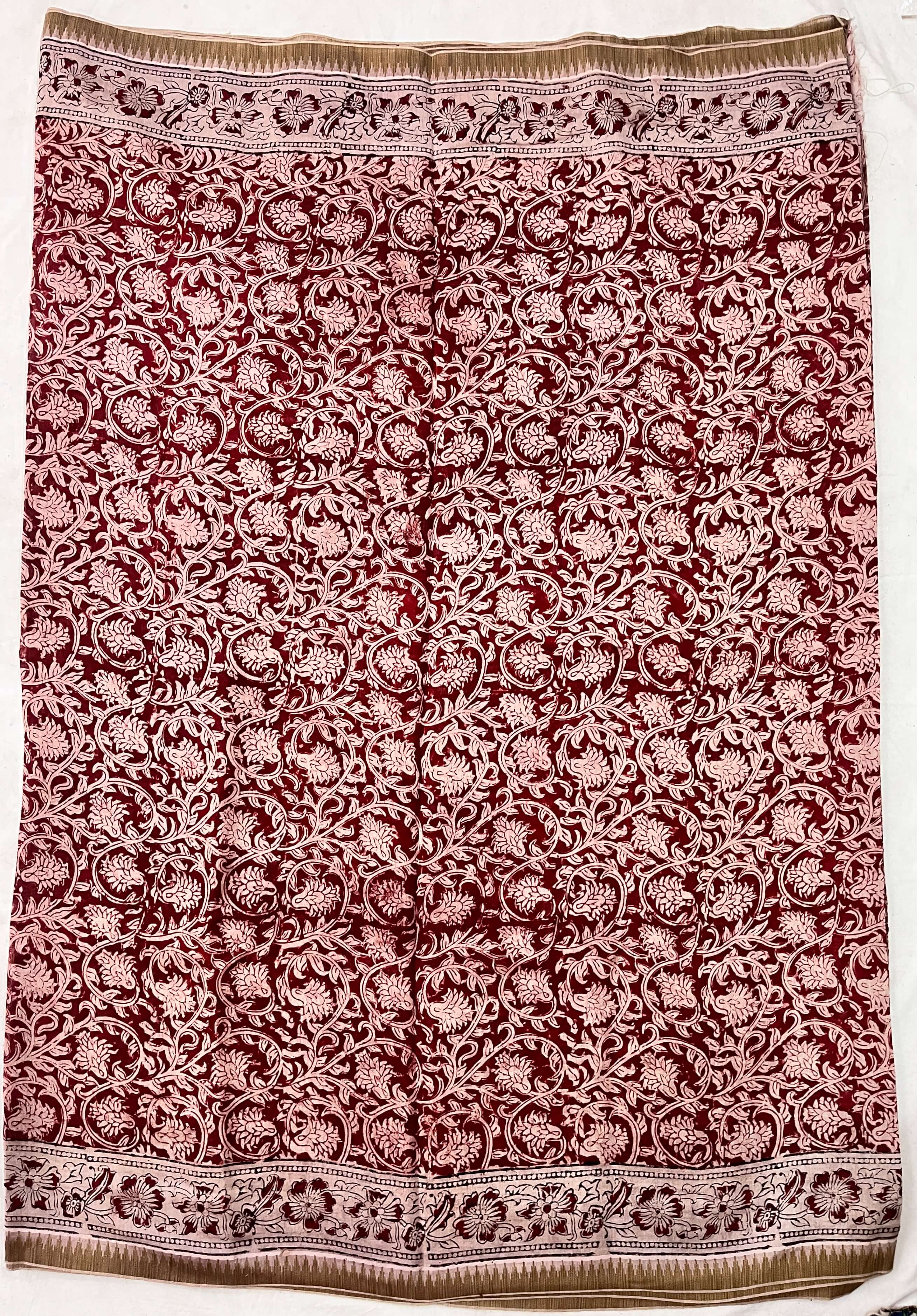 Kalamkari Chanderi Silk Saree-KCHAN-M072