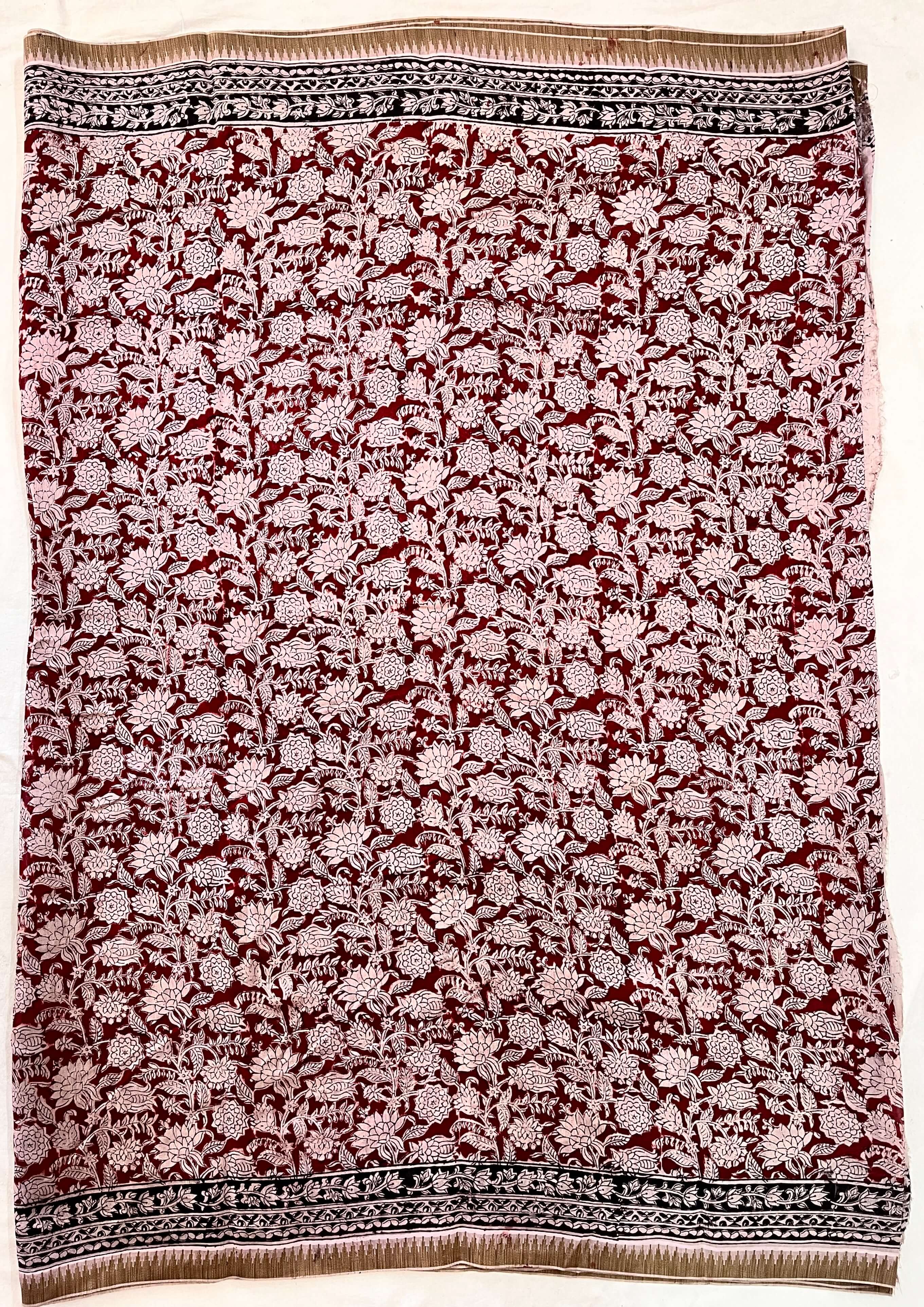 Kalamkari Chanderi Silk Saree-KCHAN-M084