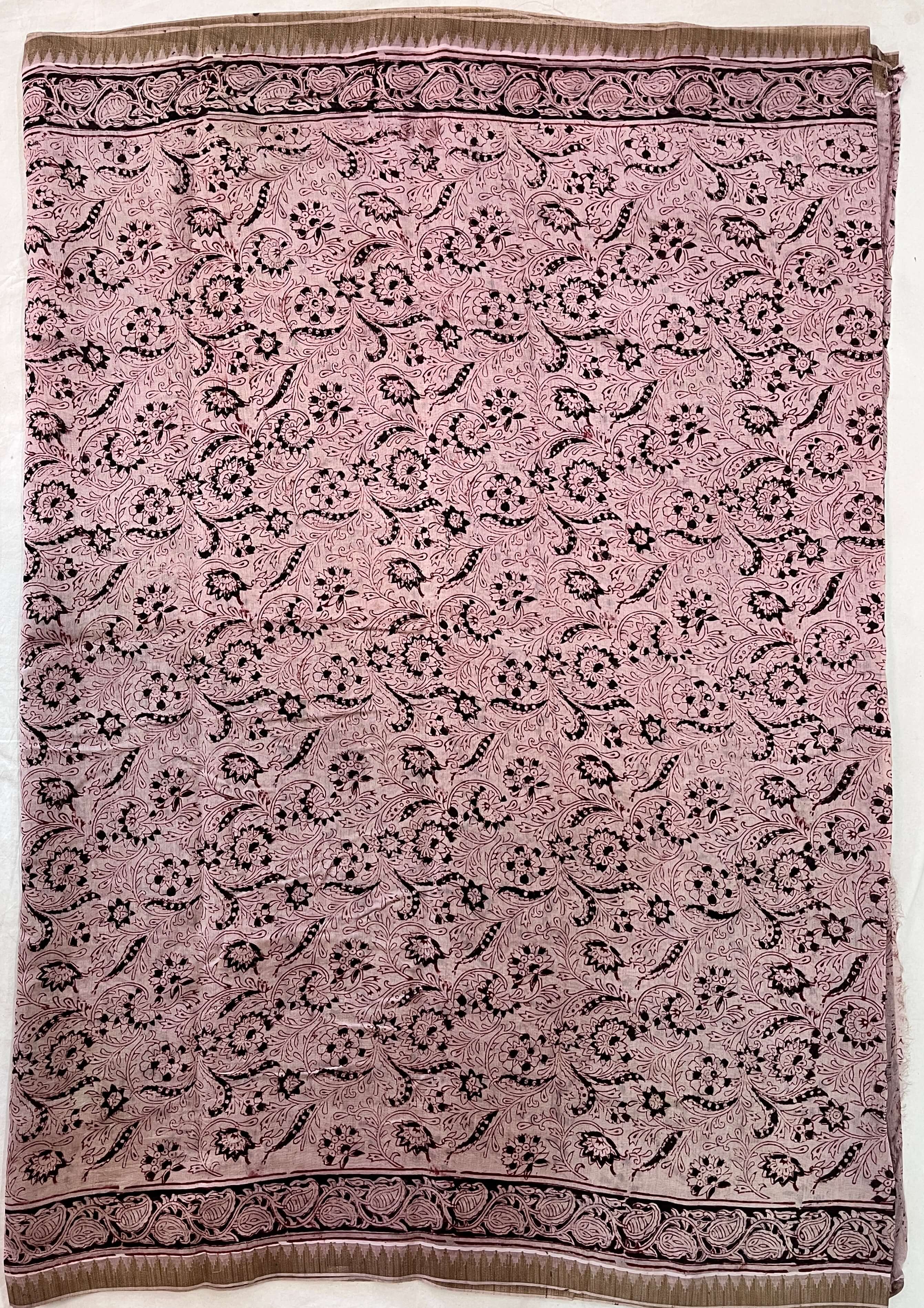 Kalamkari Chanderi Silk Saree-KCHAN-M085