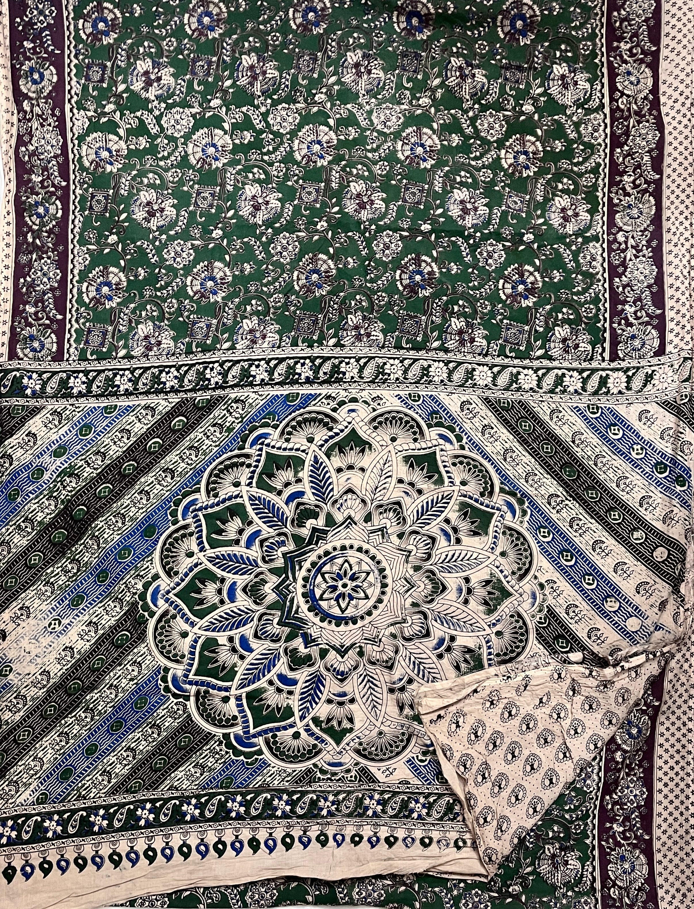 Kalamkari Cotton Saree – KCS-M019