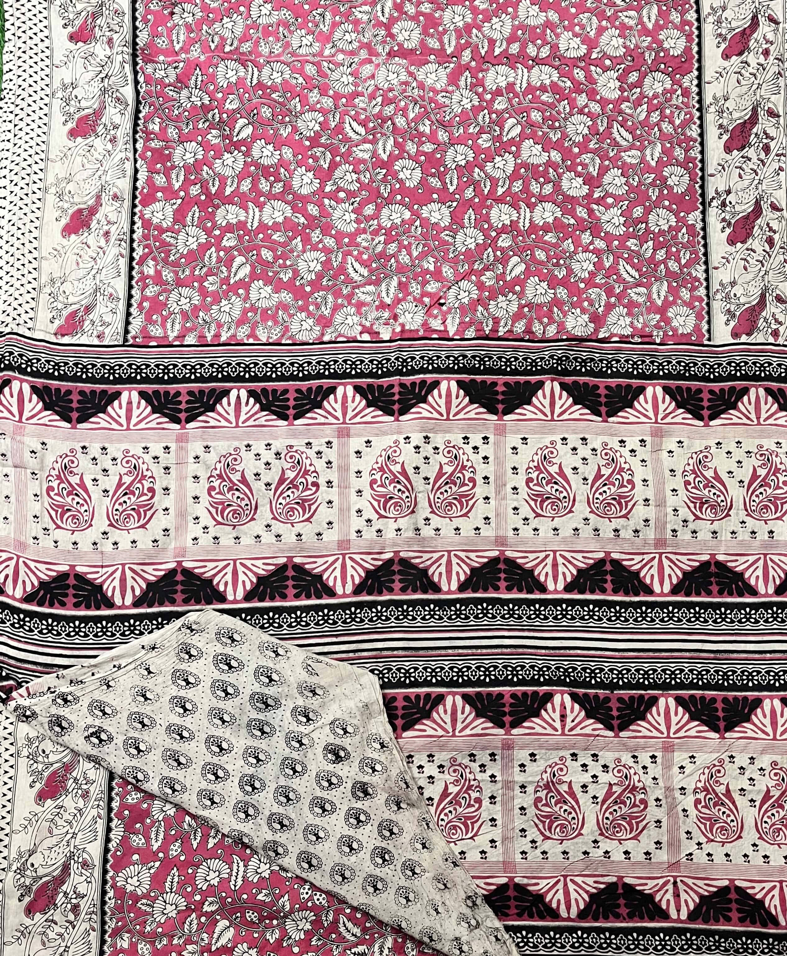 Kalamkari Cotton Saree – KCS-M024