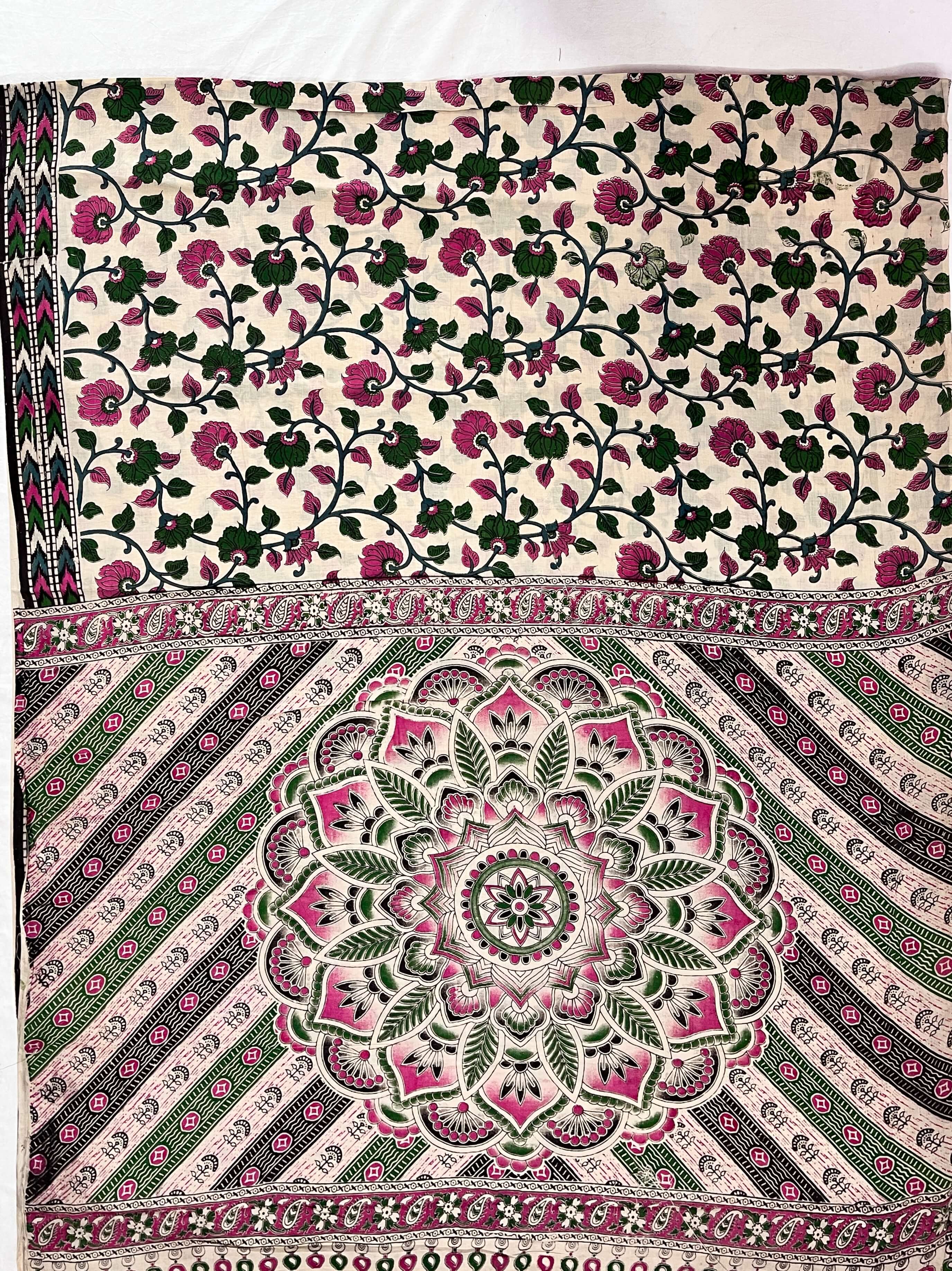 Kalamkari Cotton Saree – KCS-M190