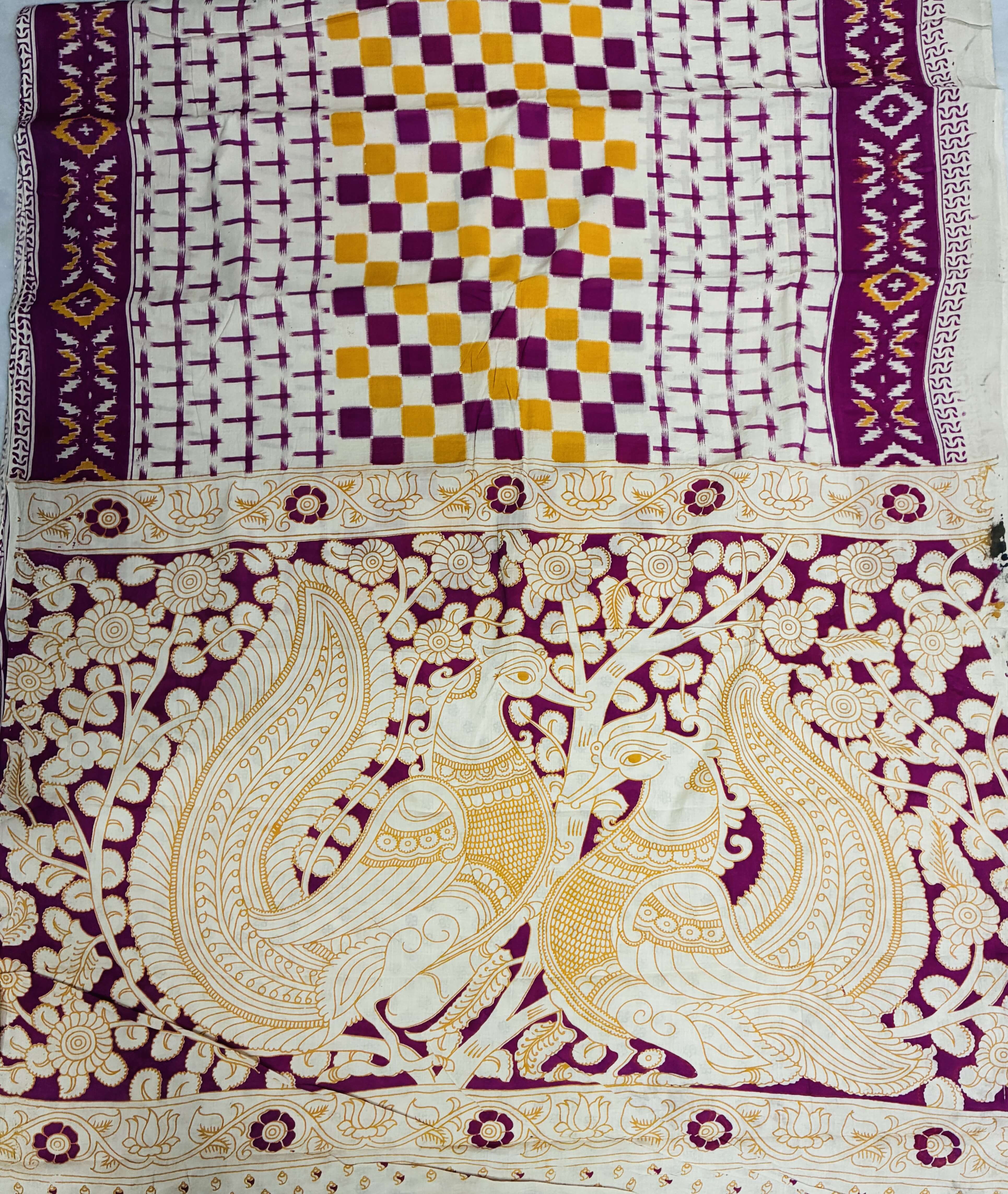 Kalamkari Cotton Saree – KCS-M193