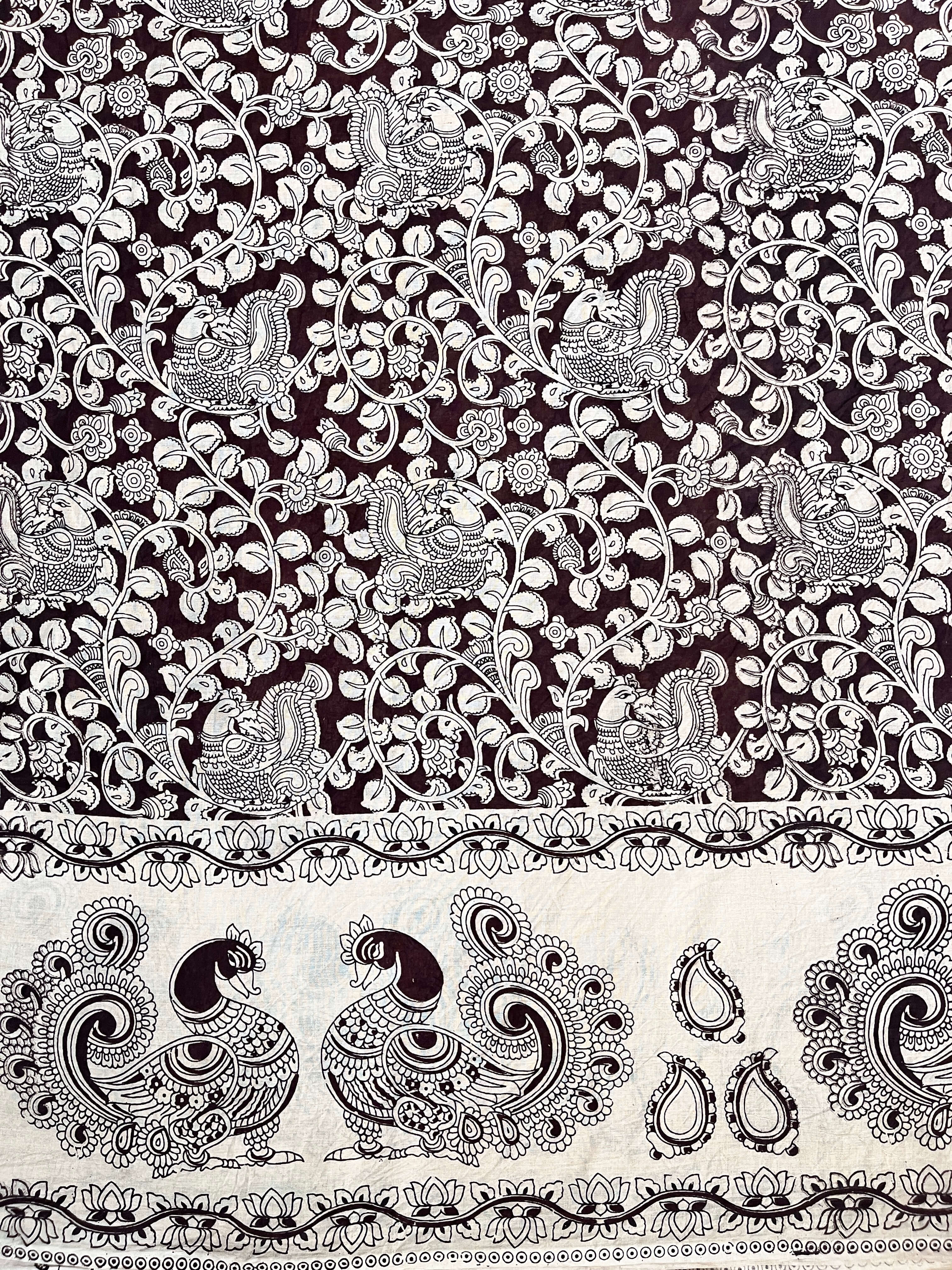 Kalamkari Cotton Saree – KCS-M290