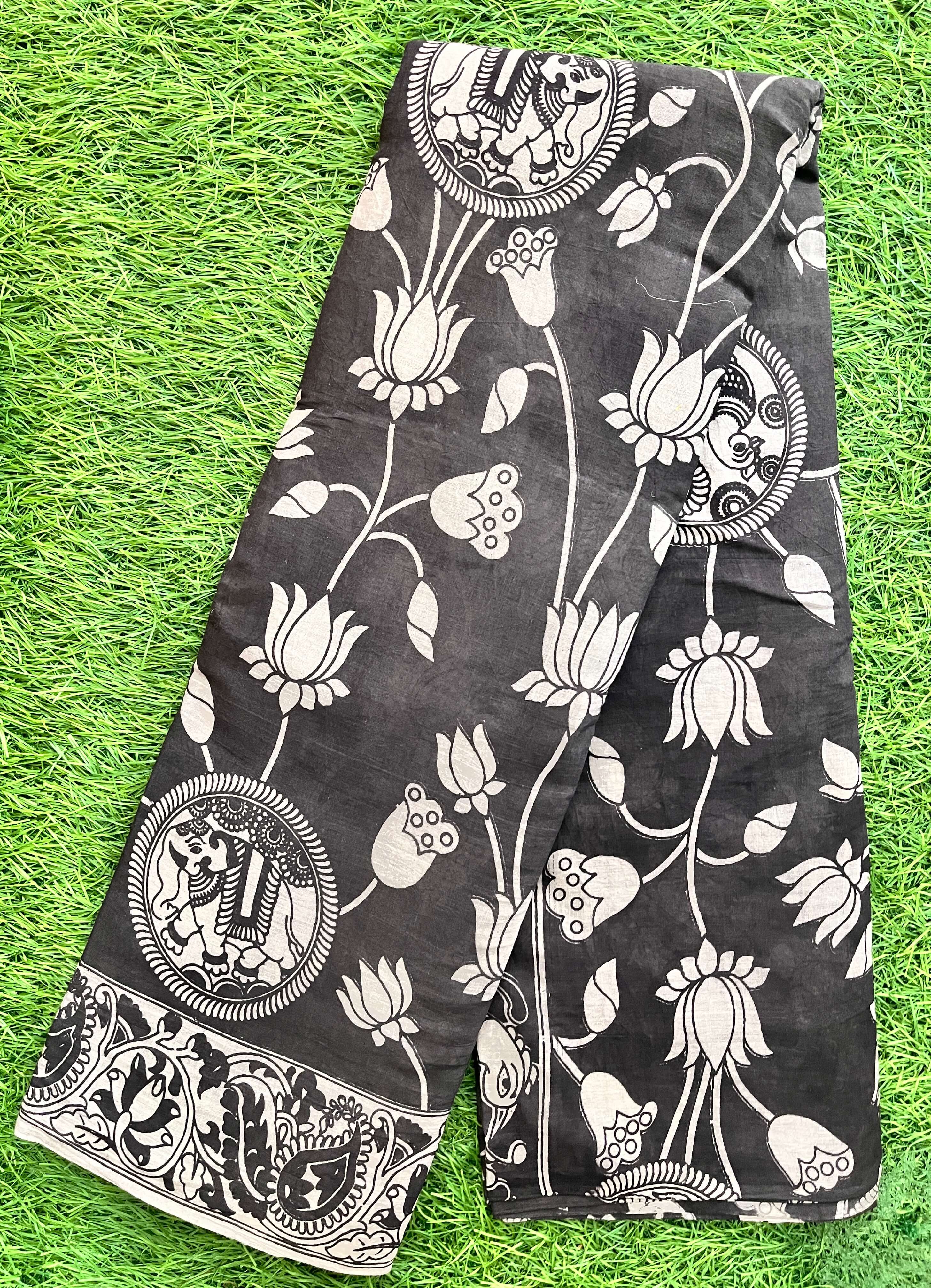 Kalamkari Cotton Saree – KCS-M325