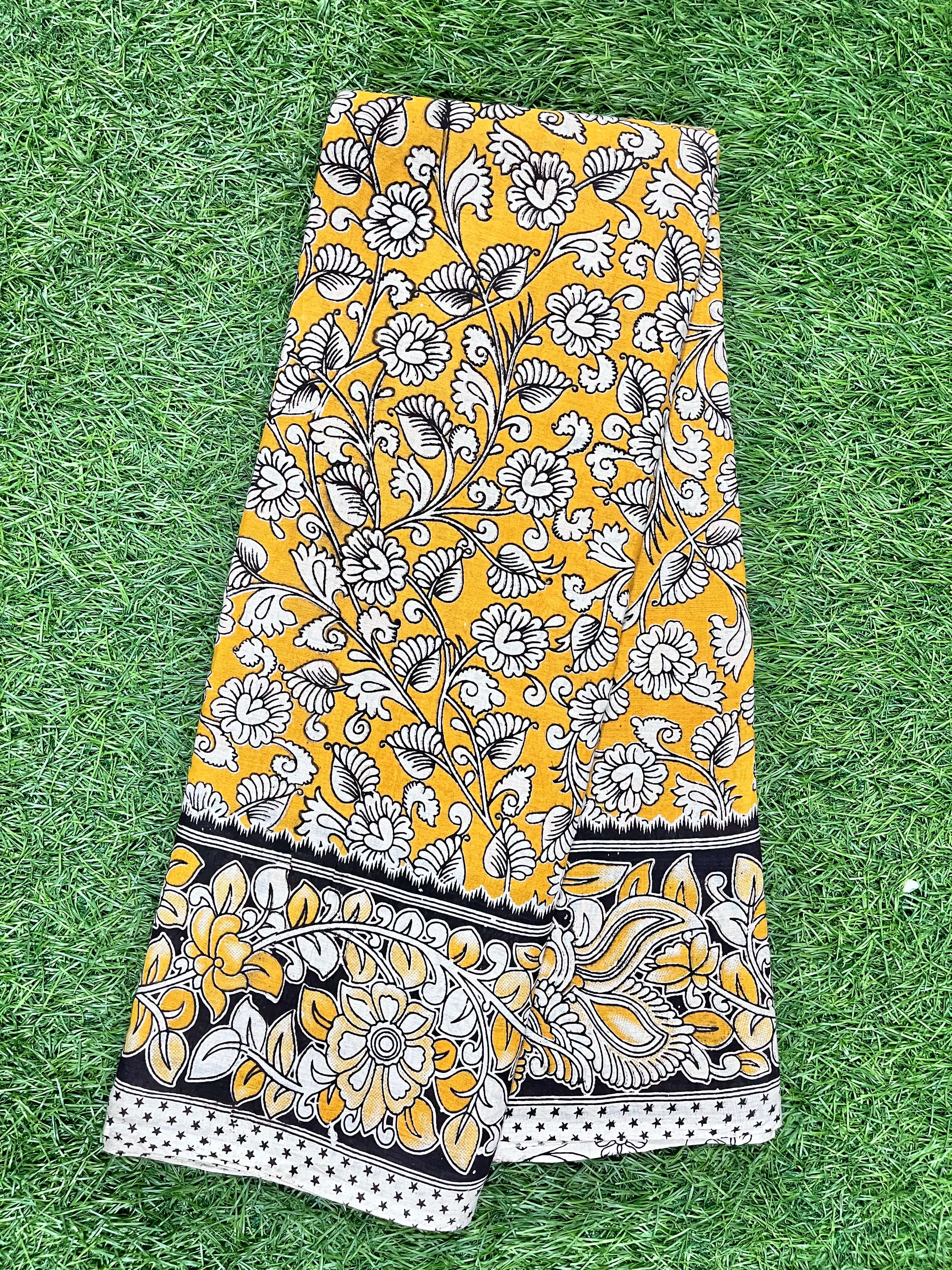 Kalamkari Cotton Saree – KCS-M335