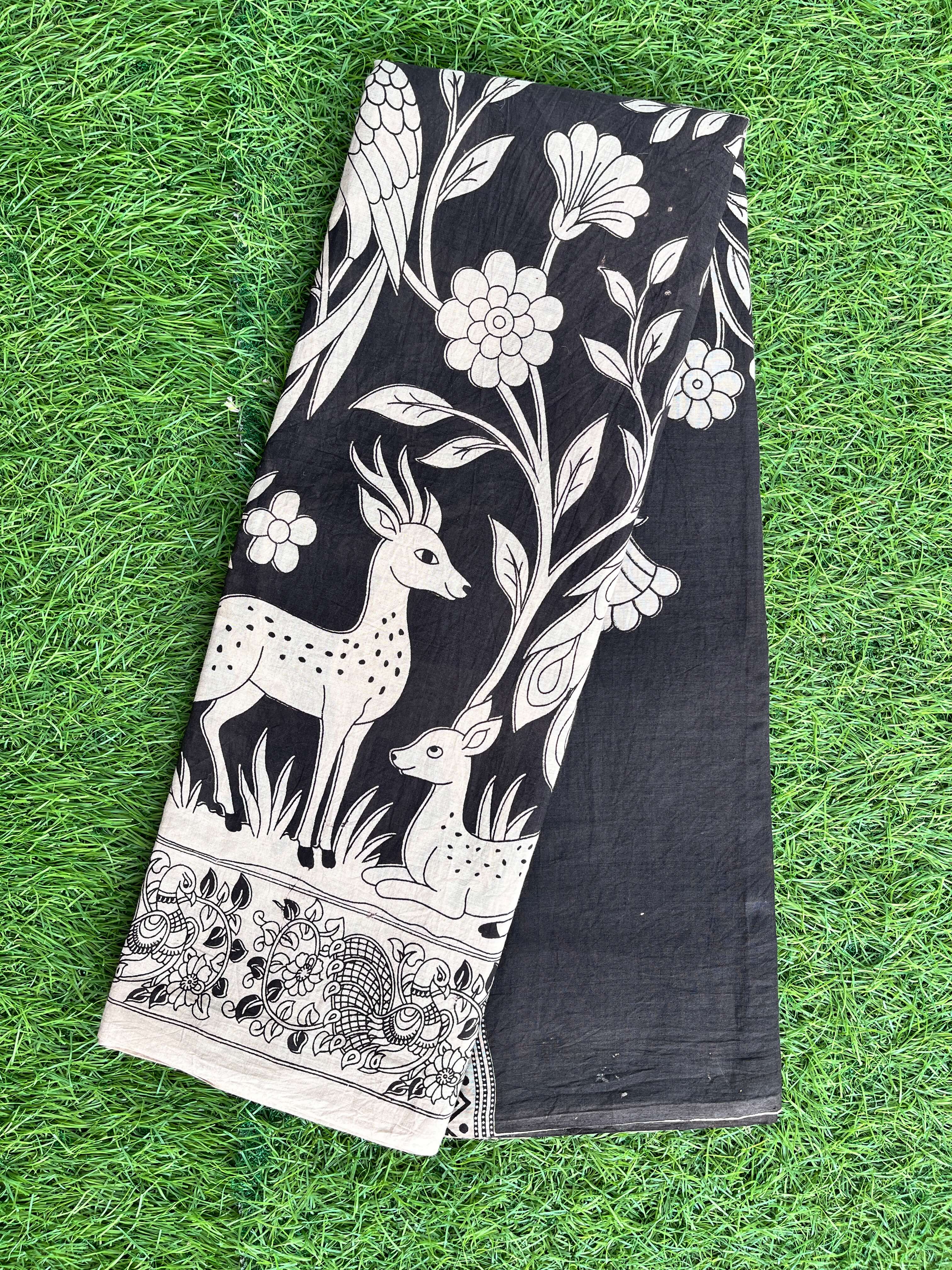 Kalamkari Cotton Saree – KCS-M344