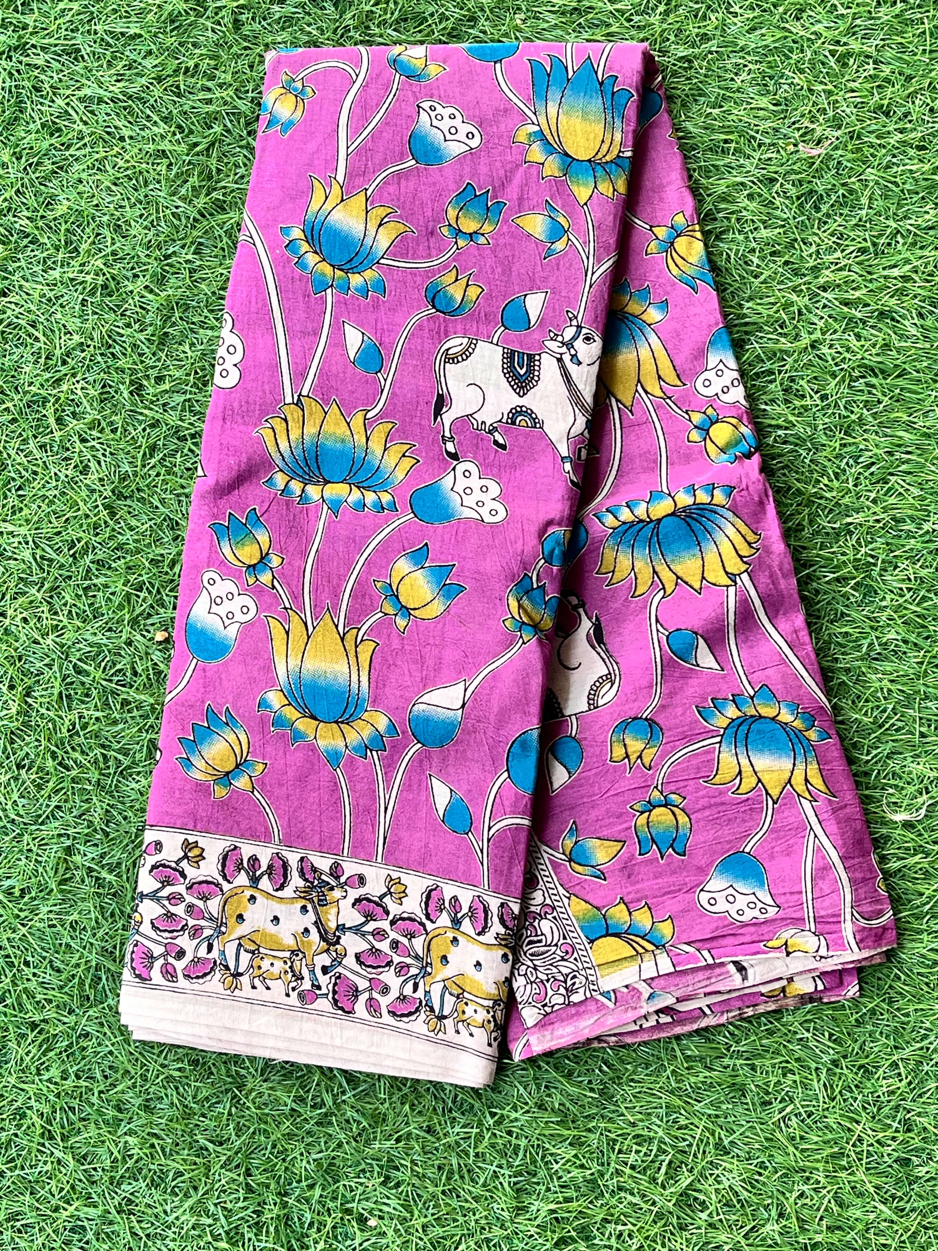 Kalamkari Cotton Saree – KCS-M359