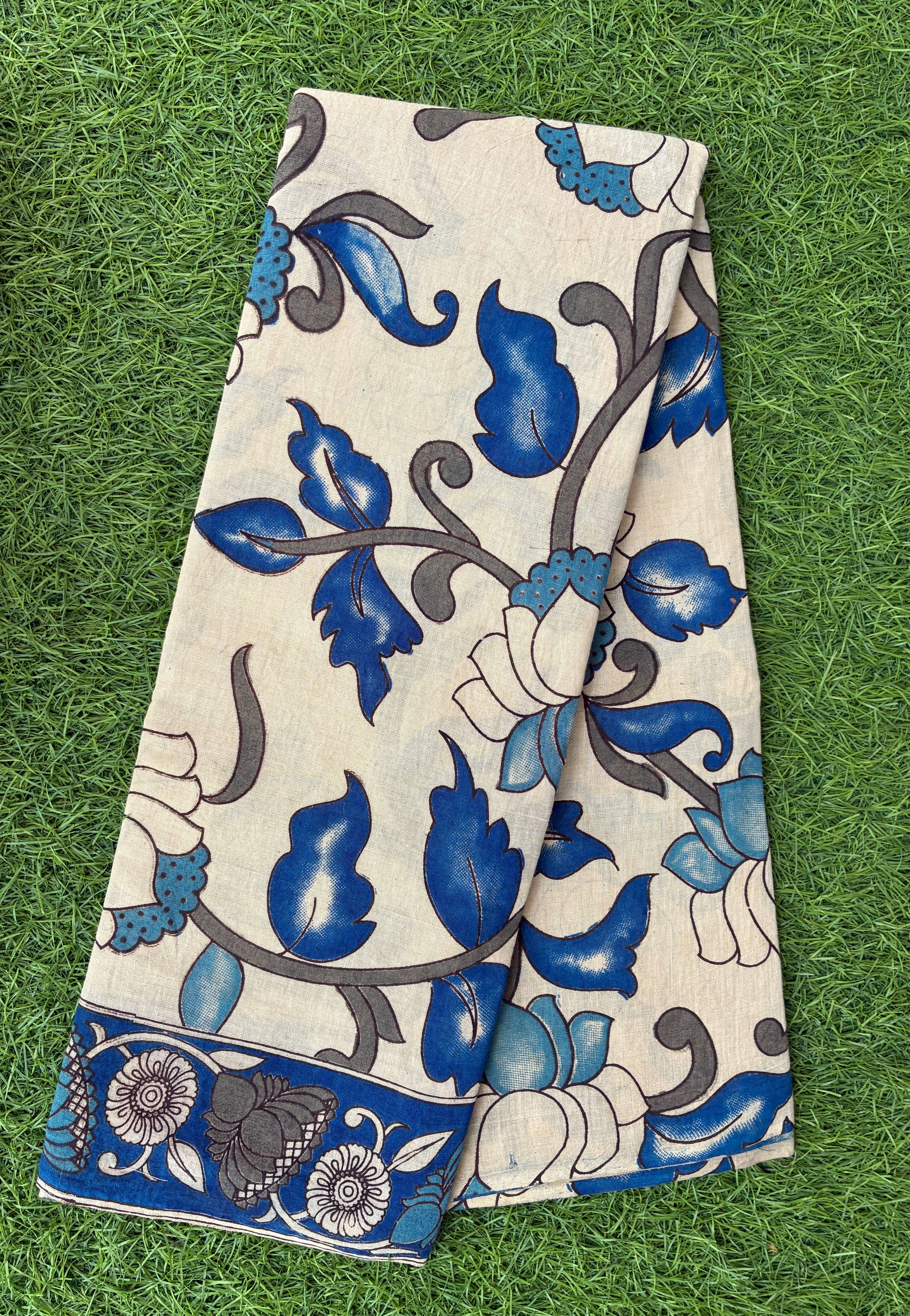 Kalamkari Cotton Saree – KCS-M371
