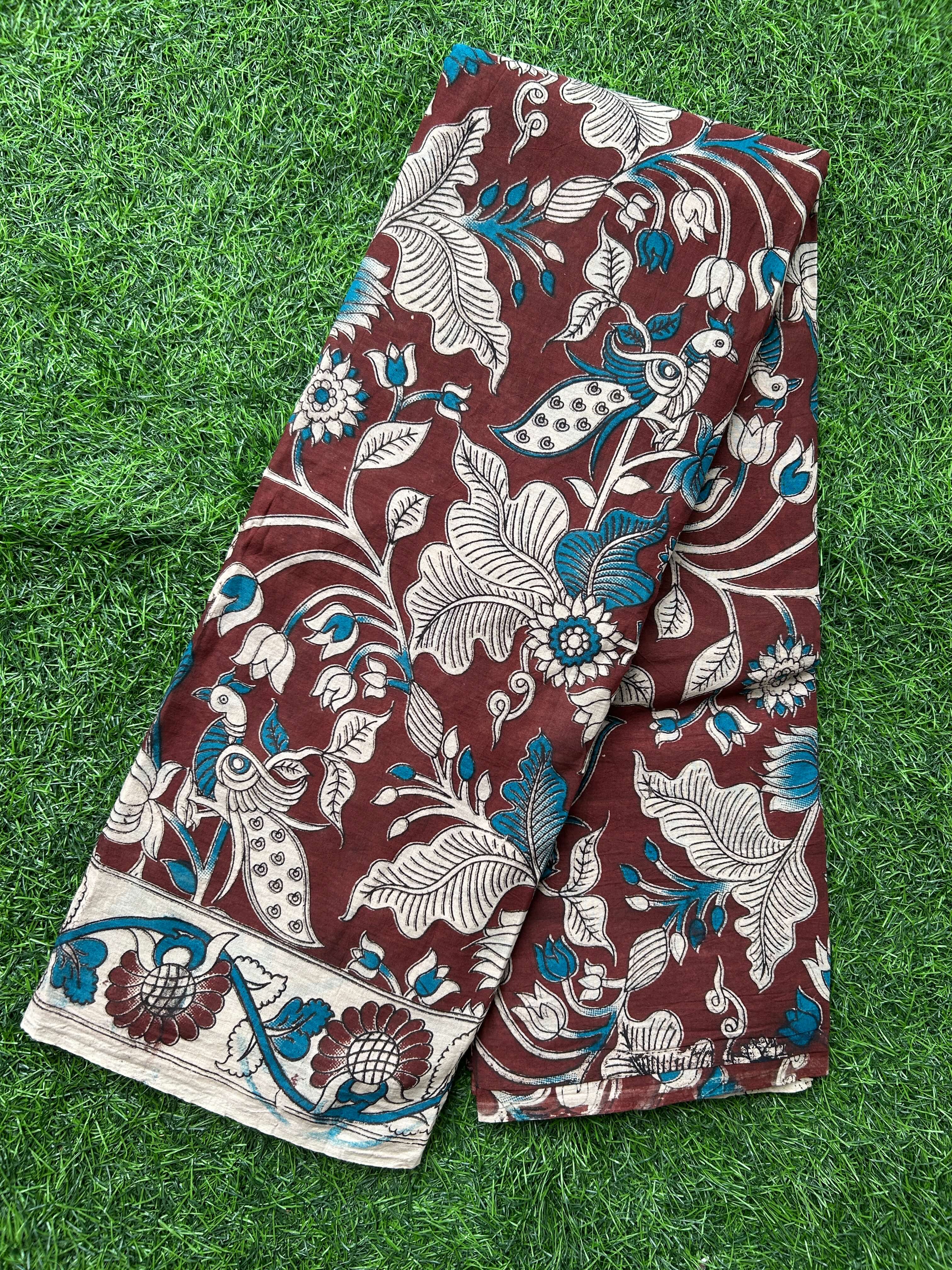 Kalamkari Cotton Saree – KCS-M423