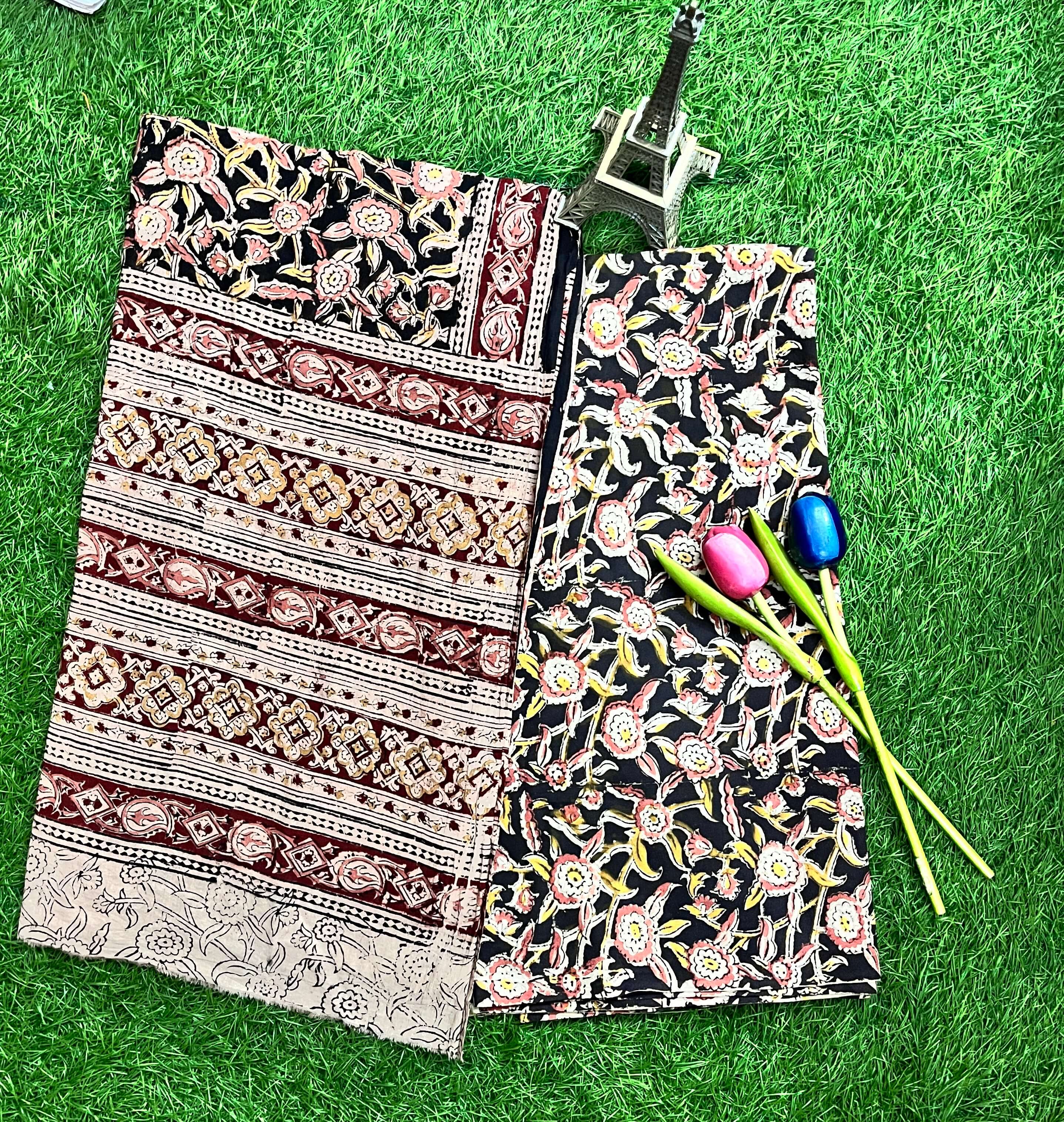 Kalamkari Cotton 2-Piece Dress Set – KHP-DSC-M015